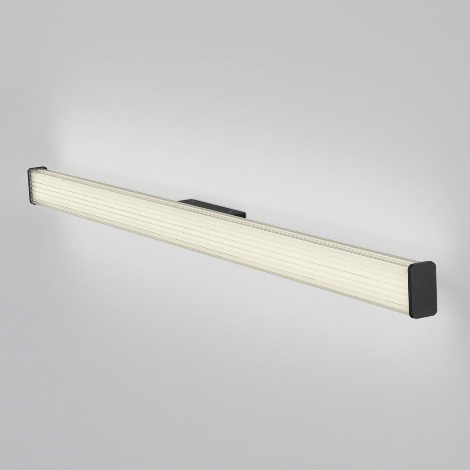 Helestra LED vägglampa för badrum Alla IP44 120cm svart