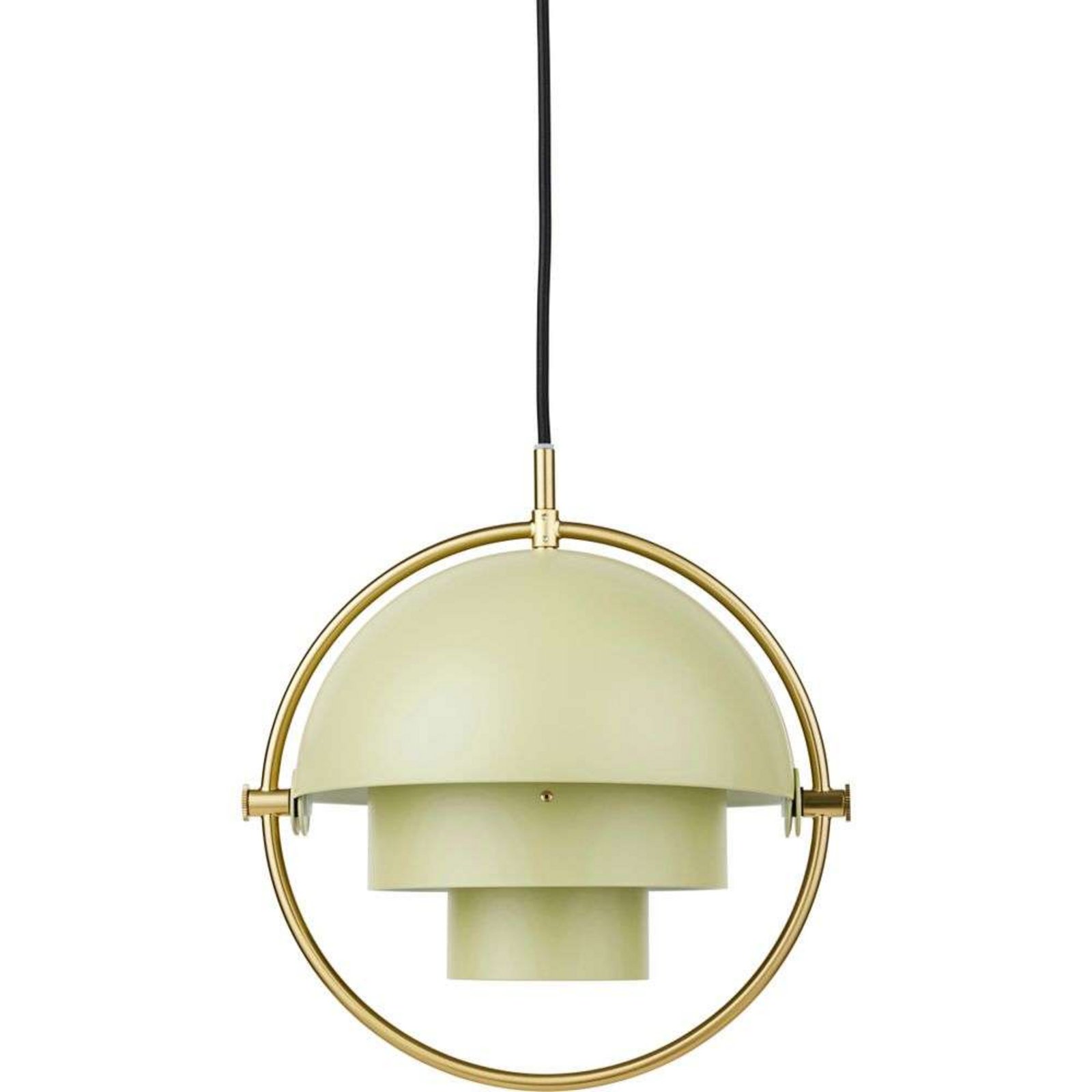 Multi-Lite Candeeiro Suspenso Small Brass/Desert Sage - GUBI