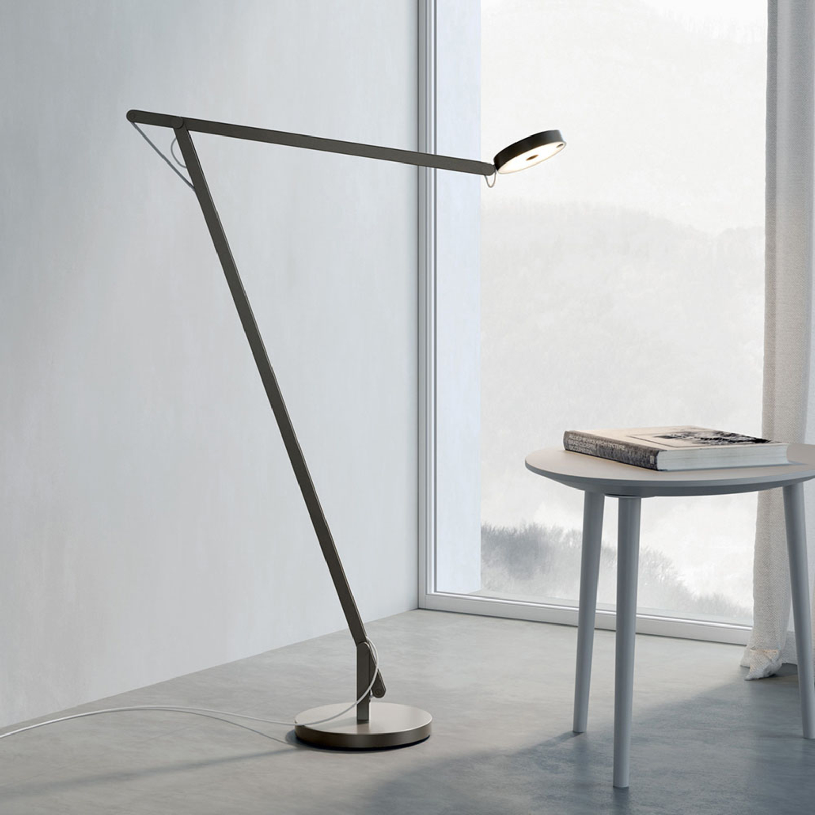 Rotaliana String F1 LED floor lamp silver, silver
