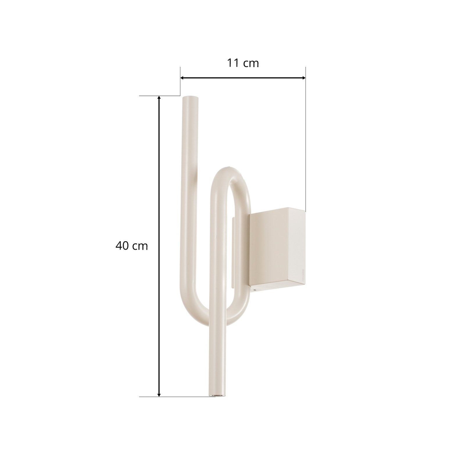 Foscarini Tobia LED sienas lampa balta