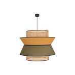 Singapour XXL Hängeleuchte khaki/curry - MARKET SET