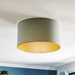 Golden Roller ceiling lamp Ø 40cm mint green/gold