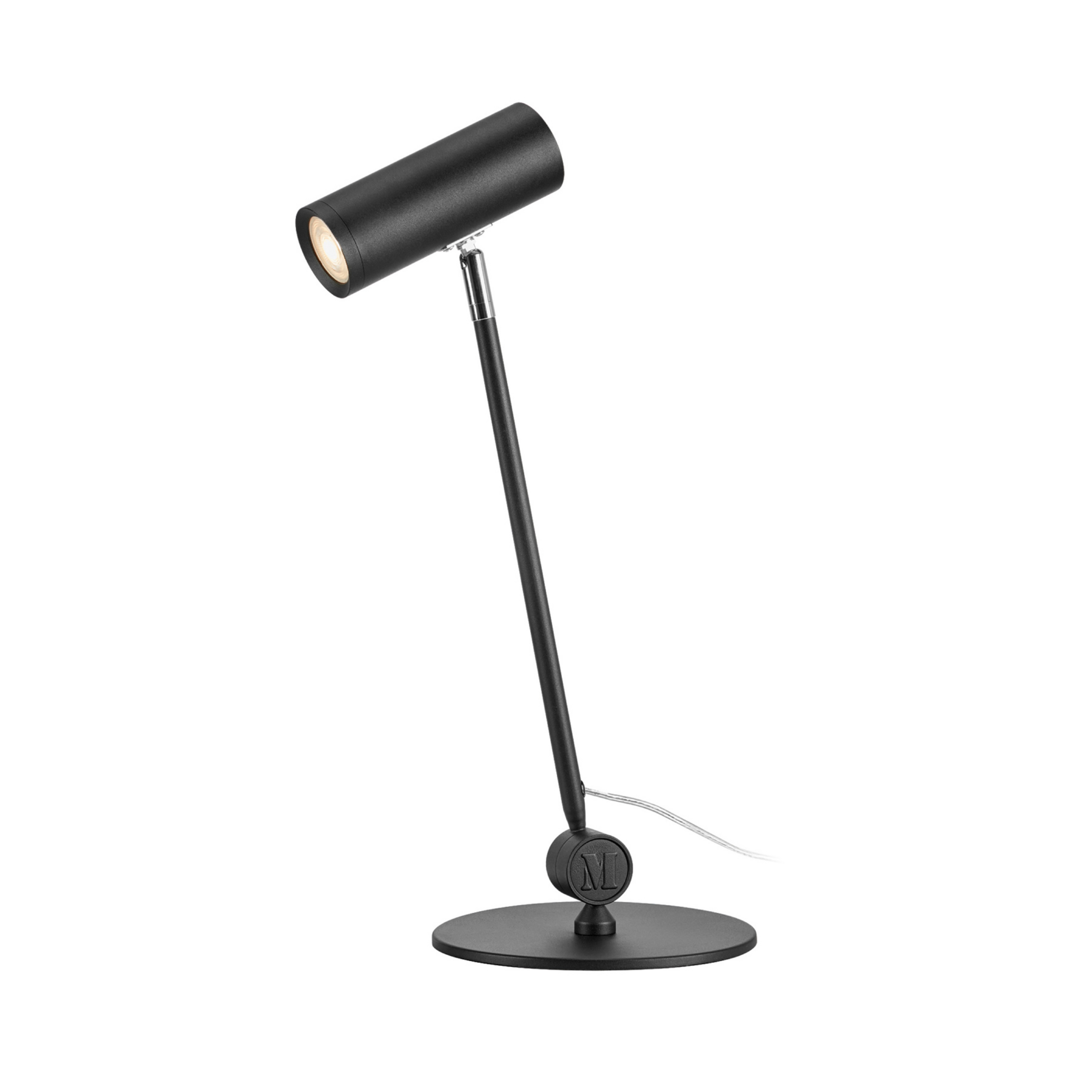 Arlo LED tafellamp, zwart, ijzer, hoogte 52,8 cm, dimbaar - Markslöjd