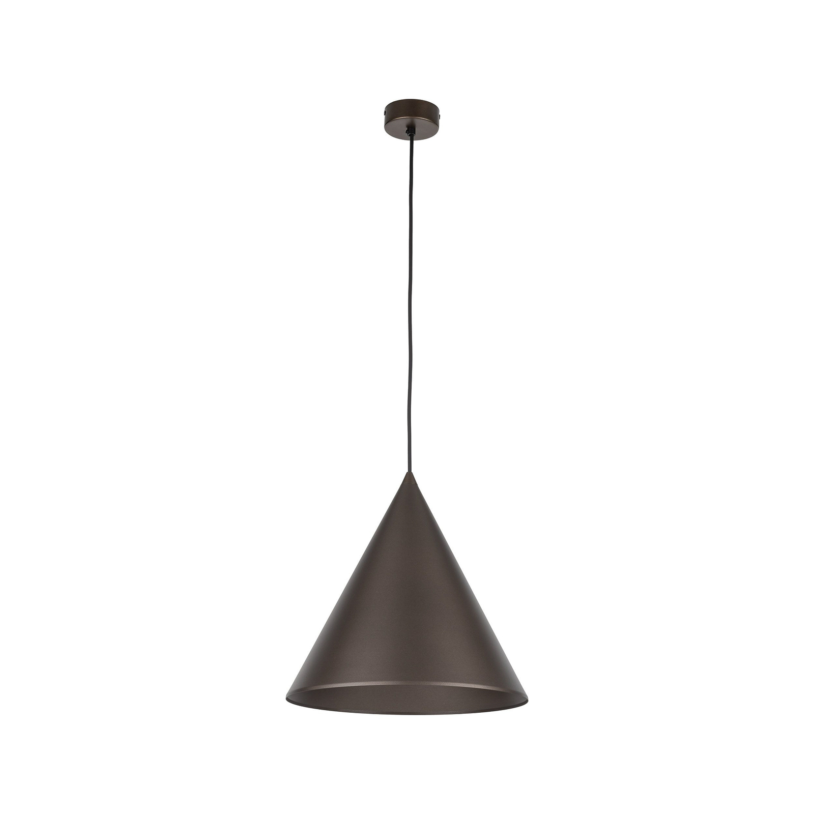 Lámpara colgante CONO, 1 luz, Ø 32 cm, color bronce