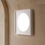 Luceplan Cassette LED wall lamp phase cut 40x40cm