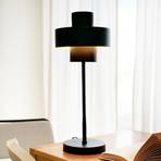 Dyberg Larsen table lamp Stoke, black, height 49.5 cm