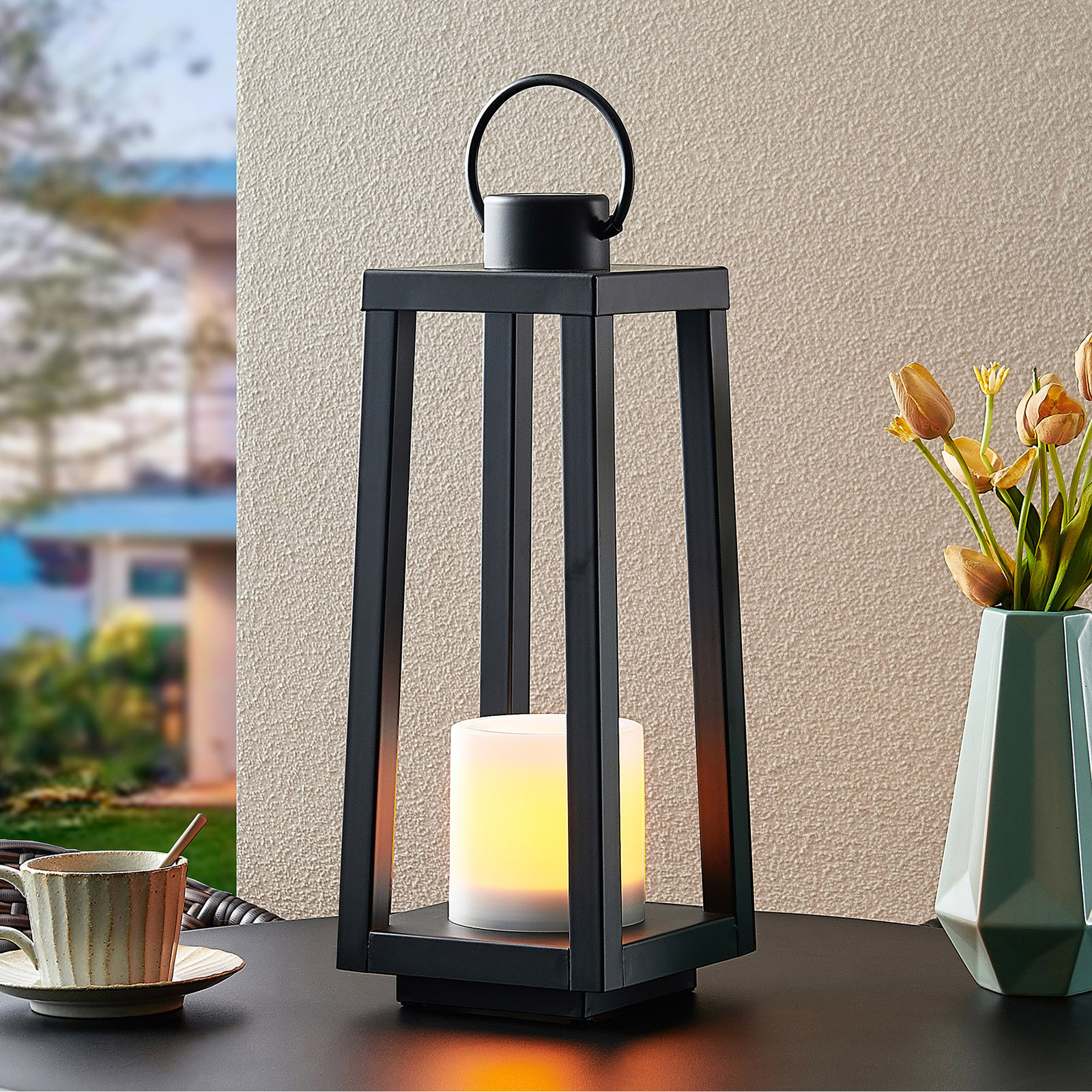 Lindby Oletta lampada solare decorativa a lanterna