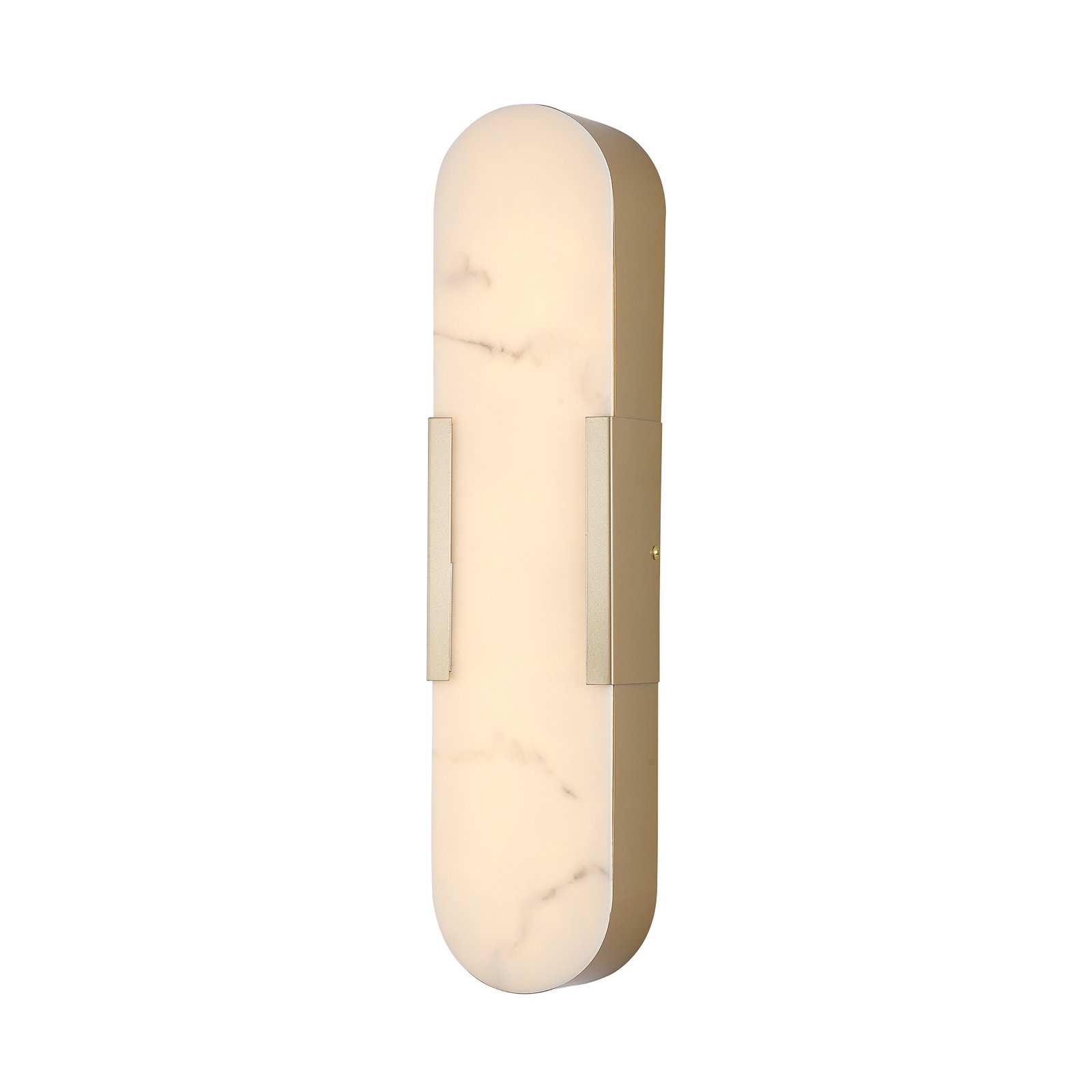 LED vannas istabas sienas lampa Opaline Augstums 50 cm zelta krāsā Metāls/sveķi
