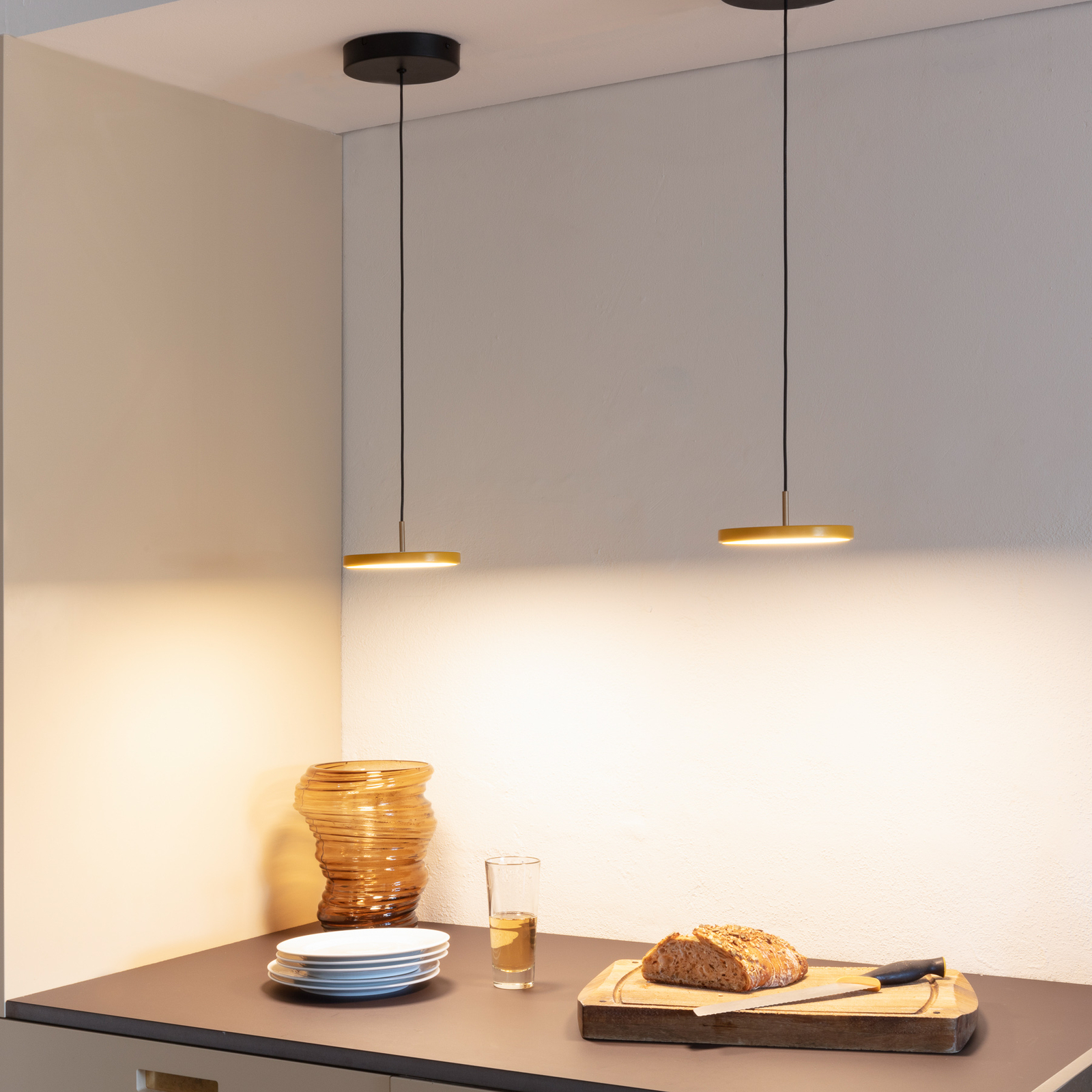UMAGE Asteria MicroV2 hanging dimmable yellow