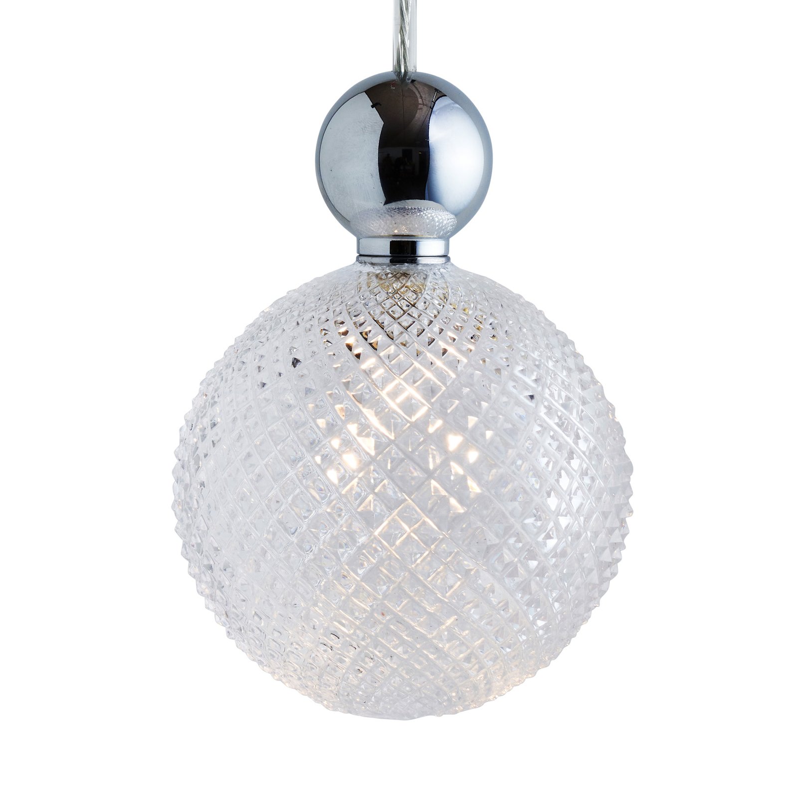 EBB & FLOW Uva M/L Ball silver clear mini check