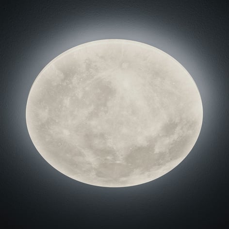 LED-taklampa Lunar med fjärrkontroll