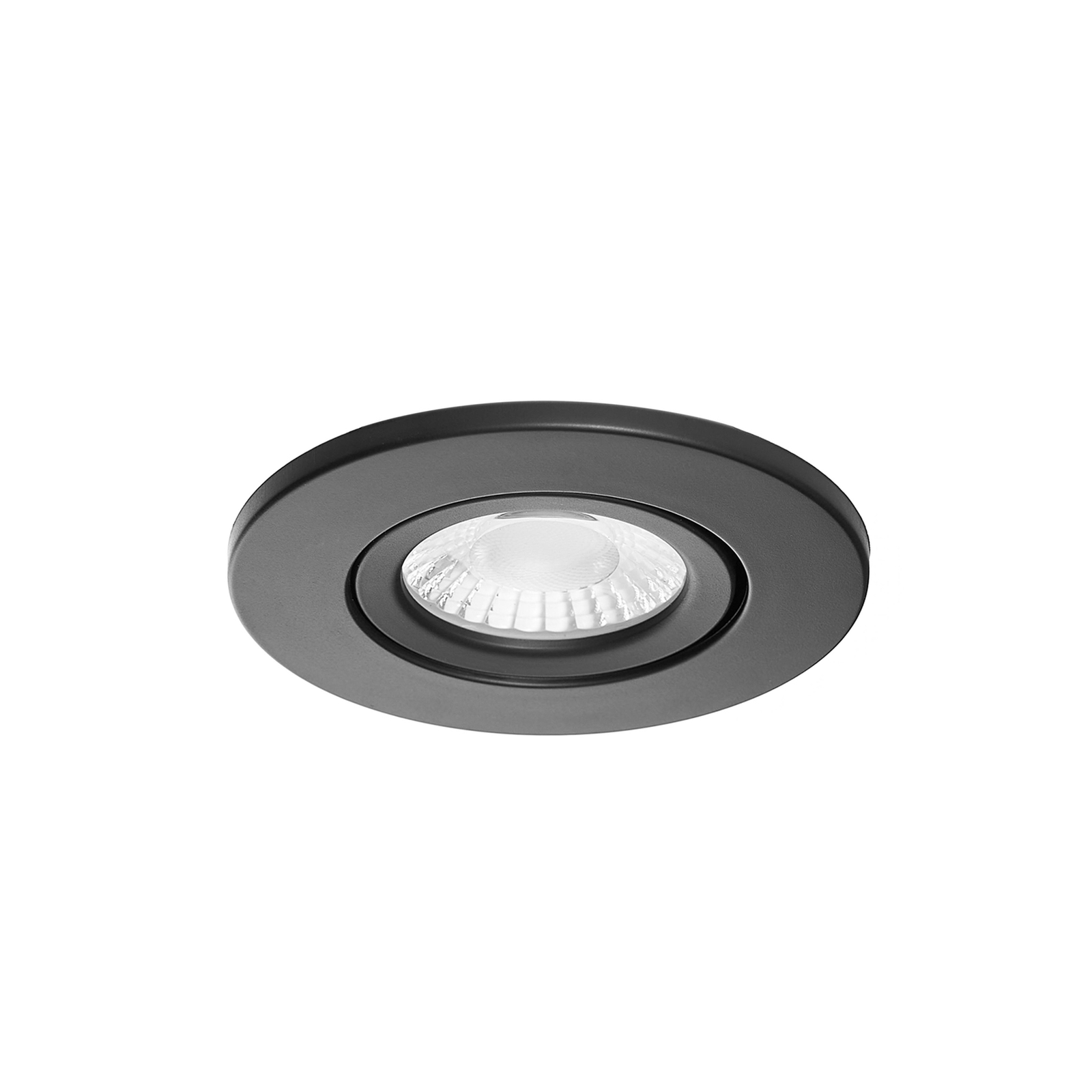 Arcchio Elmon LED innfelt belysning, IP65, svart