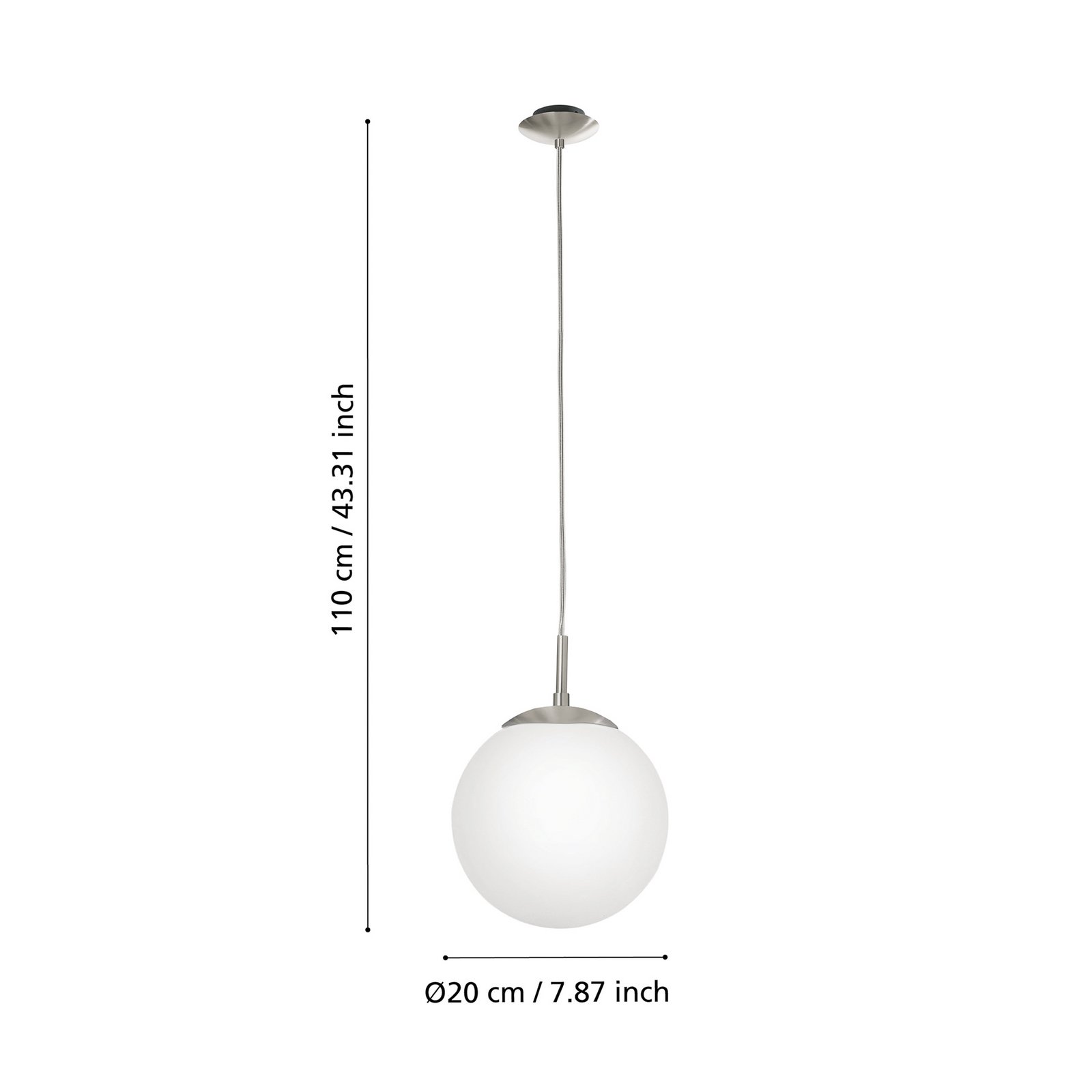 Hängeleuchte Rondo 20 cm