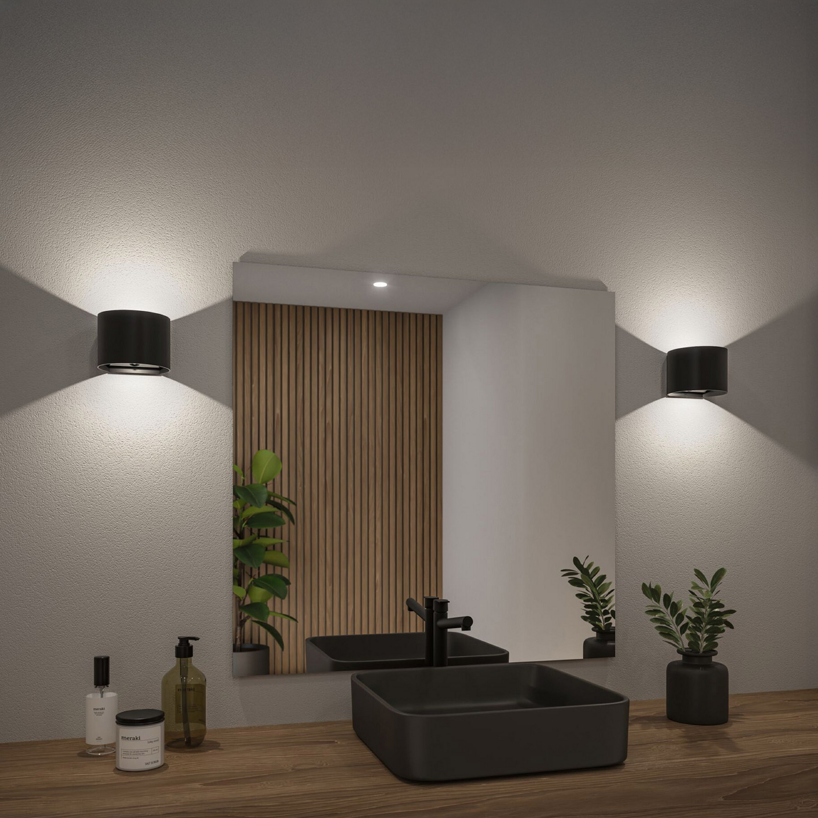 Paulmann Akku-Außenwandlampe Nyora schwarz 14 cm Sensor IP44 Paulmann Akku-Außenwandlampe Nyora schwarz 14 cm Sensor IP44