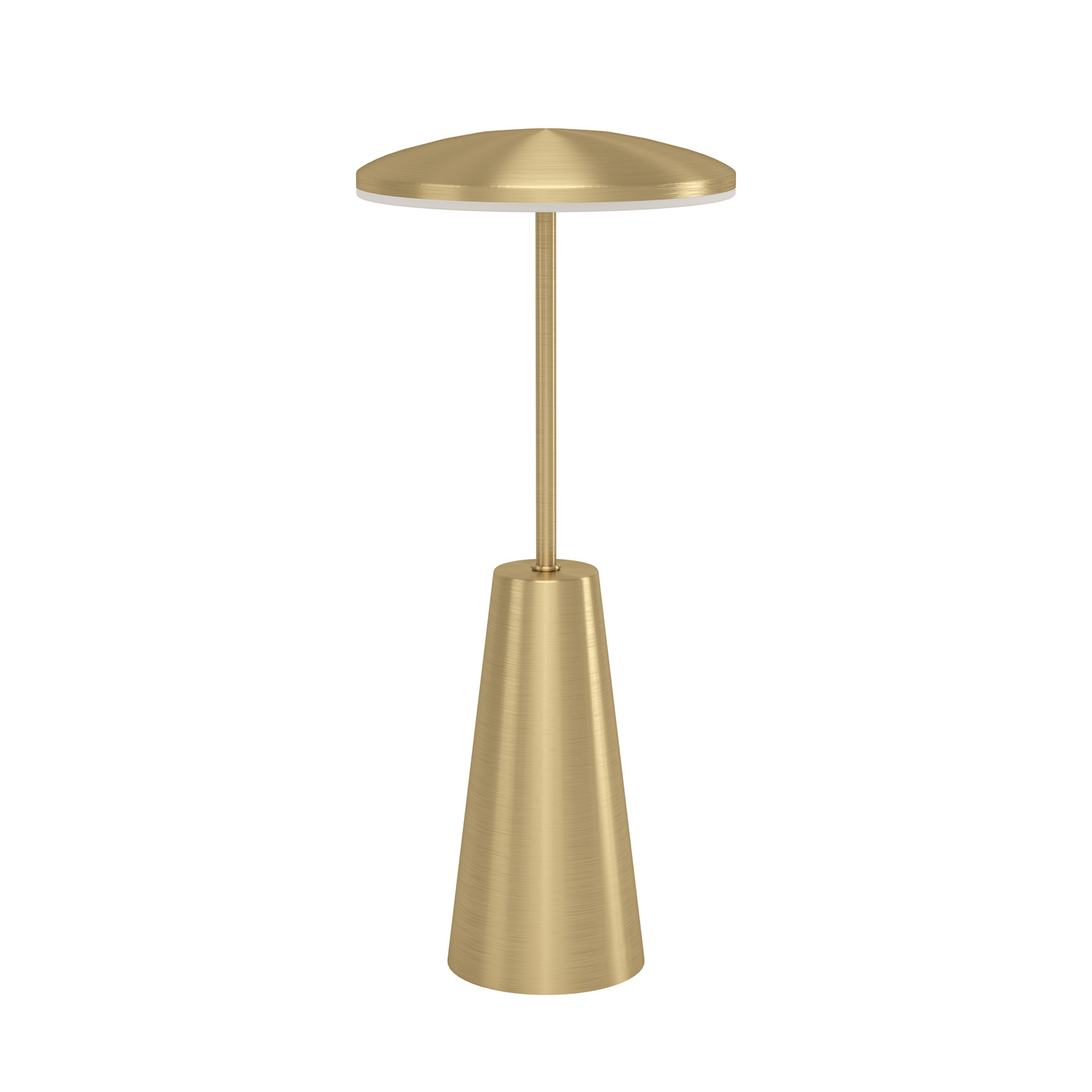 Lampada a LED ricaricabile Piccola, color ottone, altezza 28 cm, IP54 Lampada a LED ricaricabile Piccola, color ottone, altezza 28 cm, IP54