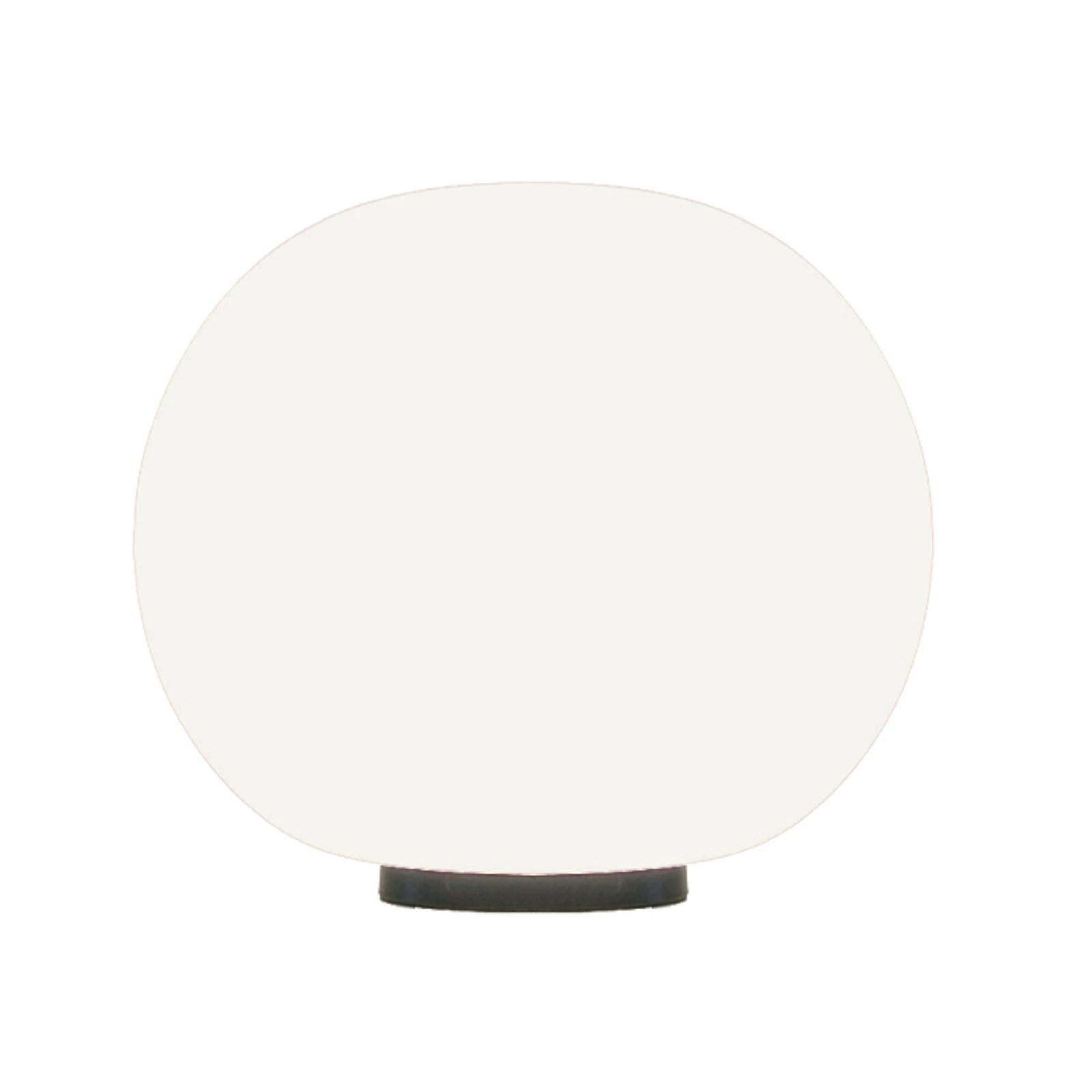 Lampada da tavolo Casablanca Acai, bianco/nero, vetro, Ø 21 cm, E27