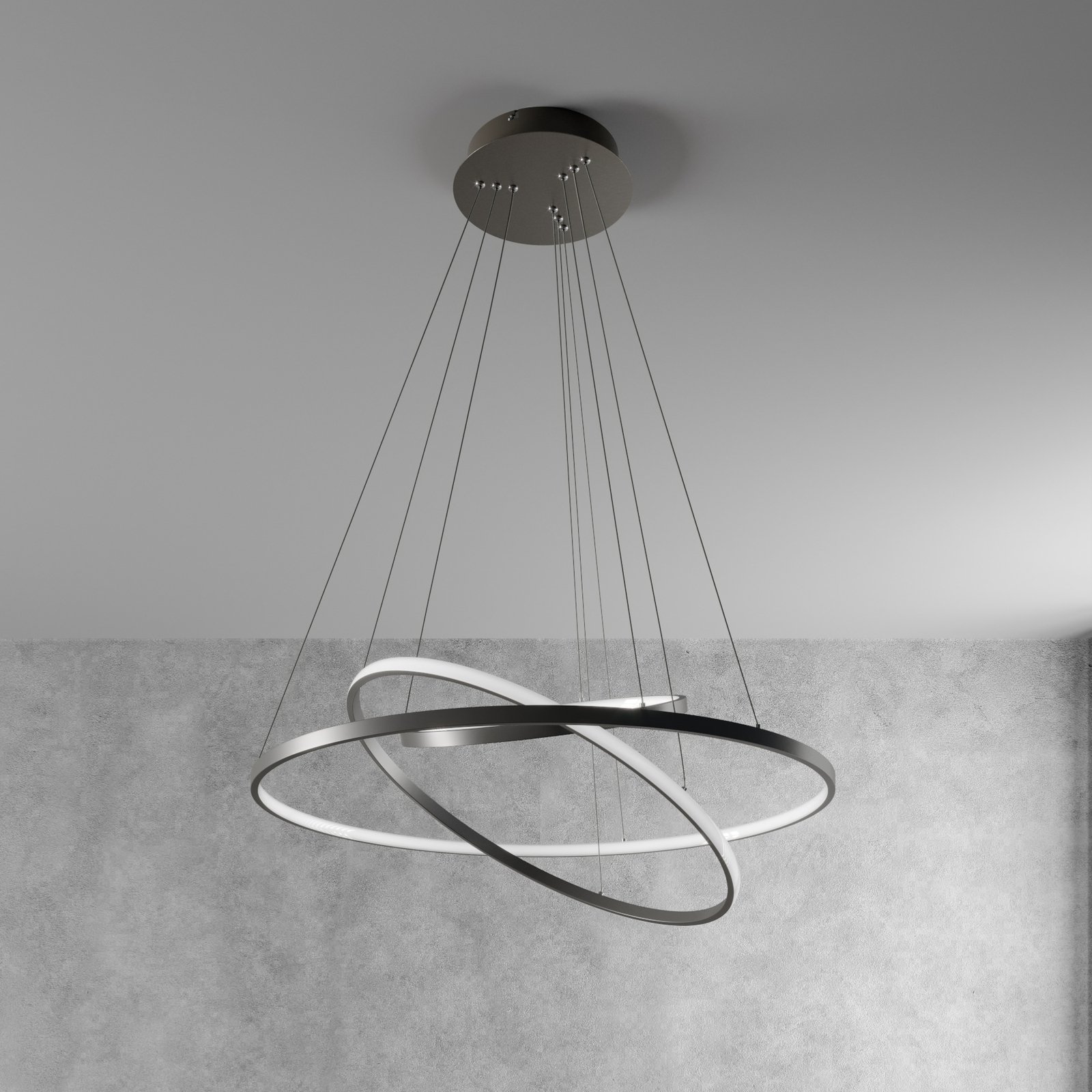 Ezana Pendant Nickel - Lucande