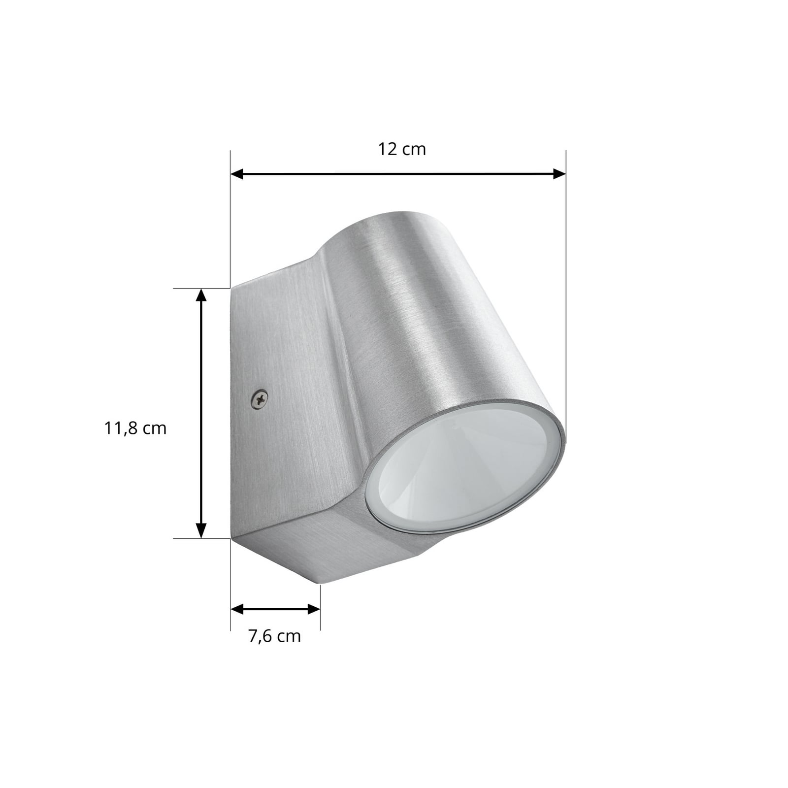 Illuvia LED-ulkoseinävalaisin, IP54, alumiini, metalli – Lindby Illuvia LED-ulkoseinävalaisin, IP54, alumiini, metalli – Lindby
