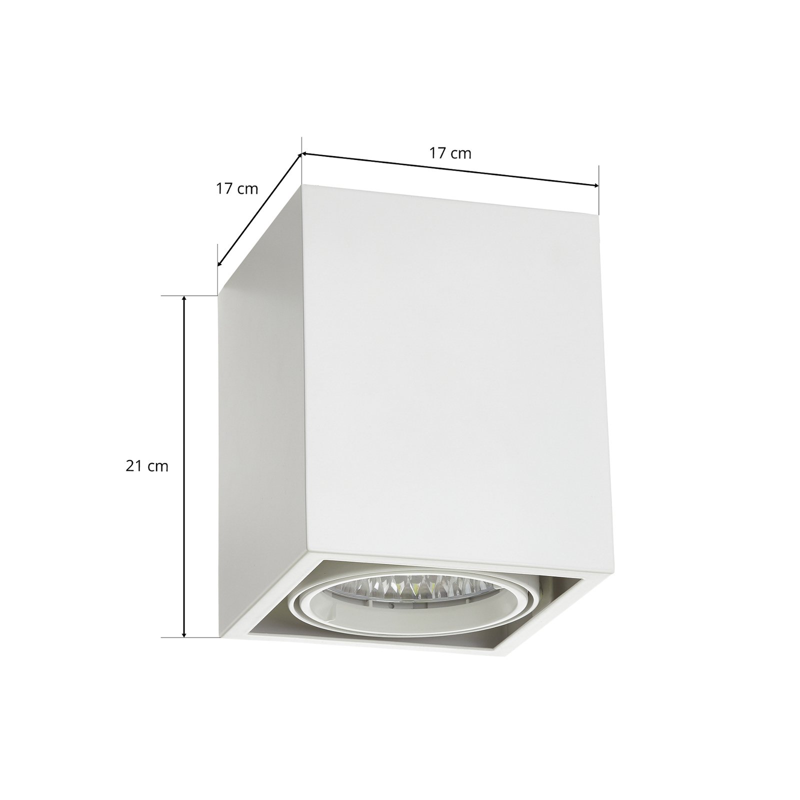 Arcchio Cirdan LED ceiling light 1-bulb white