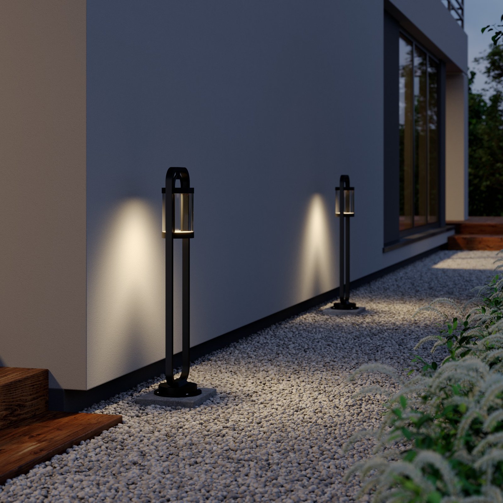 Lucande Caius chodníkové LED svietidlo