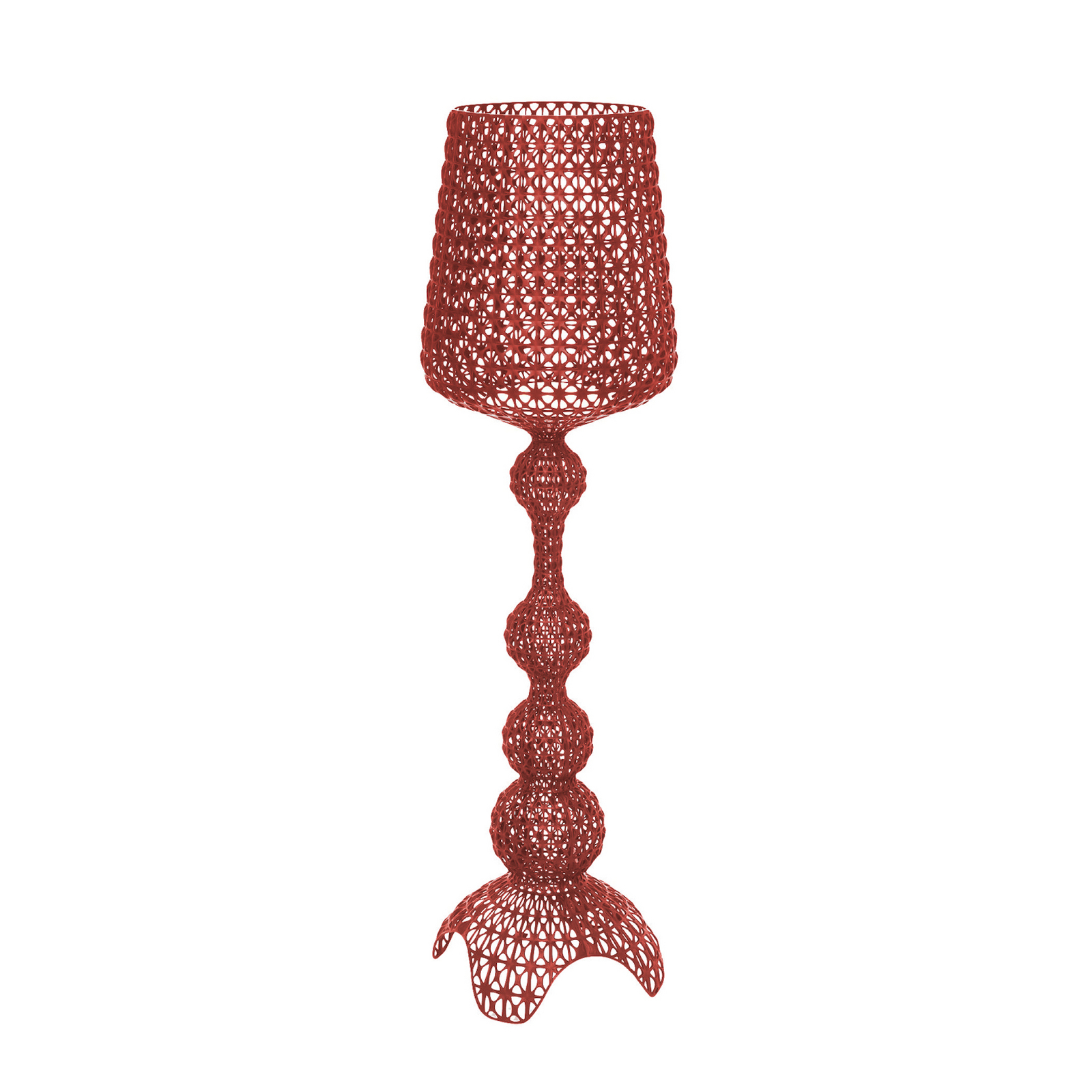 LED-Außenstehlampe Kabuki, rot, IP44, dimmbar - Kartell