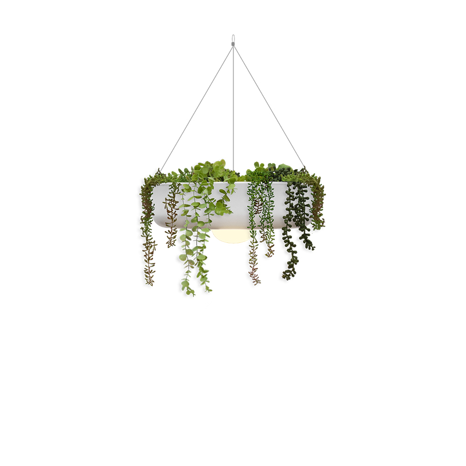 Newgarden Elba LED vonkajšie závesné svietidlo, Ø 39 cm