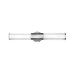 LED-væglampe til badeværelset Facet Dual, krom, 2 lyskilder, bredde 66 cm