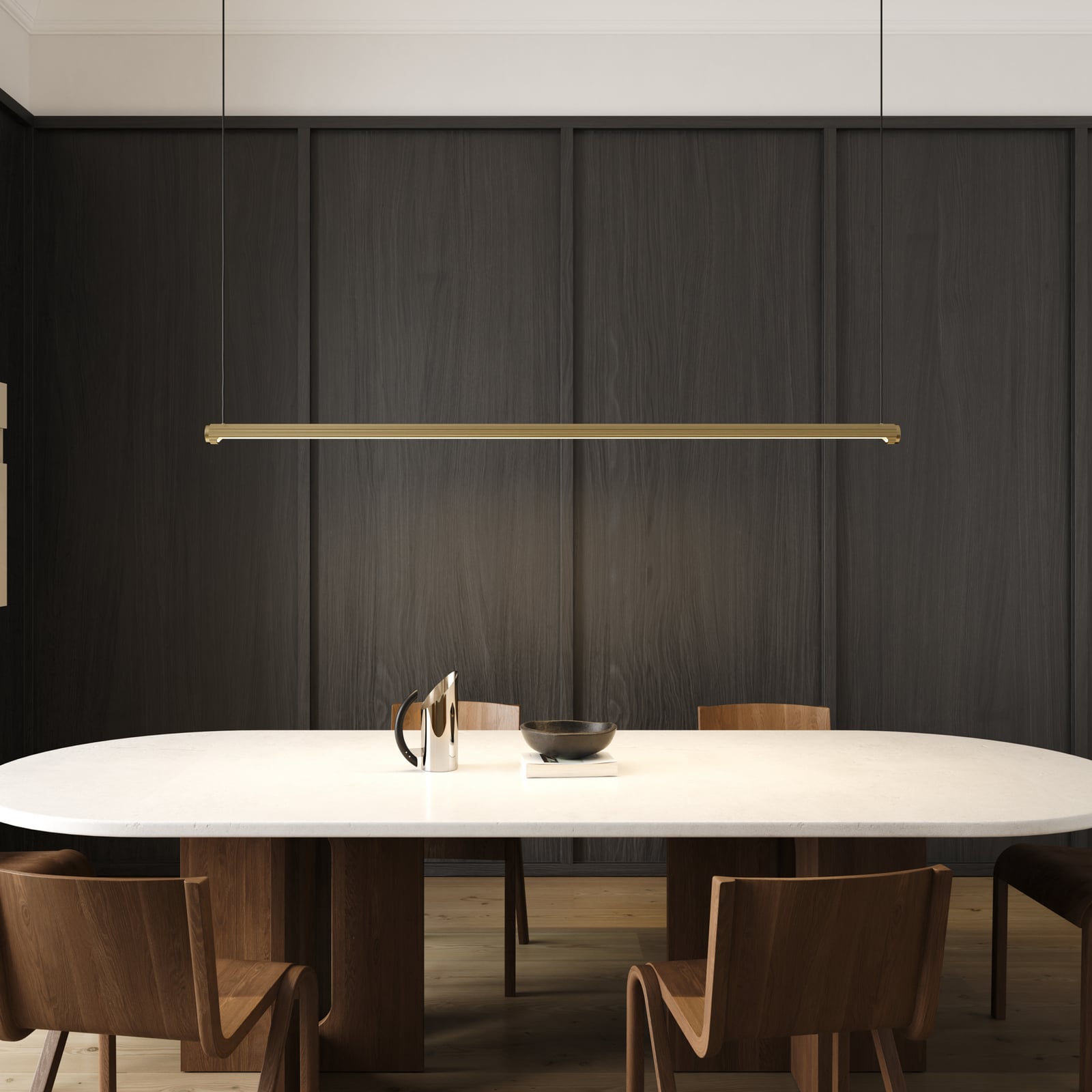 Velvet S1400 Switch LED pendant light, brass - LIGHT-POINT Velvet S1400 Switch LED pendant light, brass - LIGHT-POINT