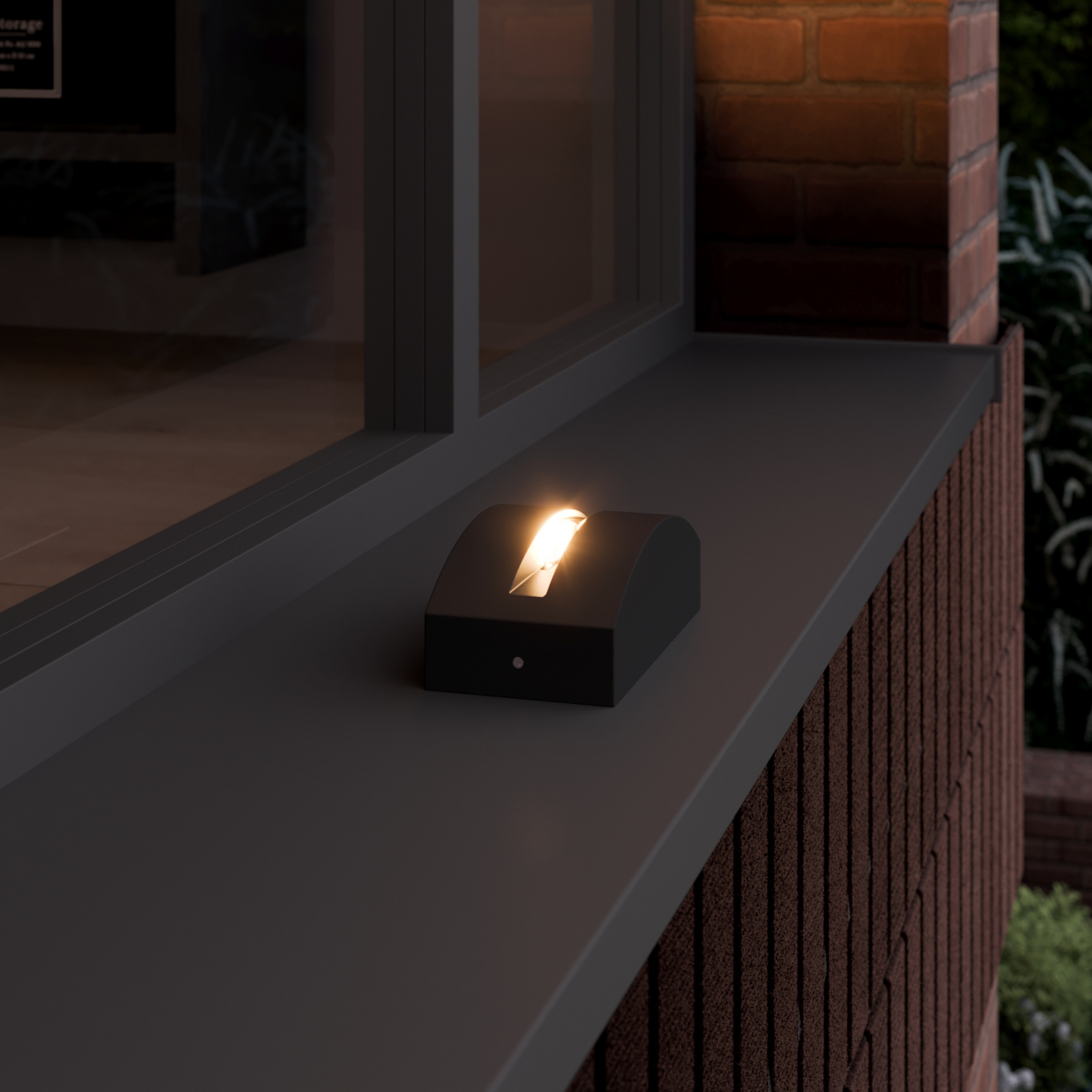 Luminaire d'extérieur LED Marka, aluminium gris foncé