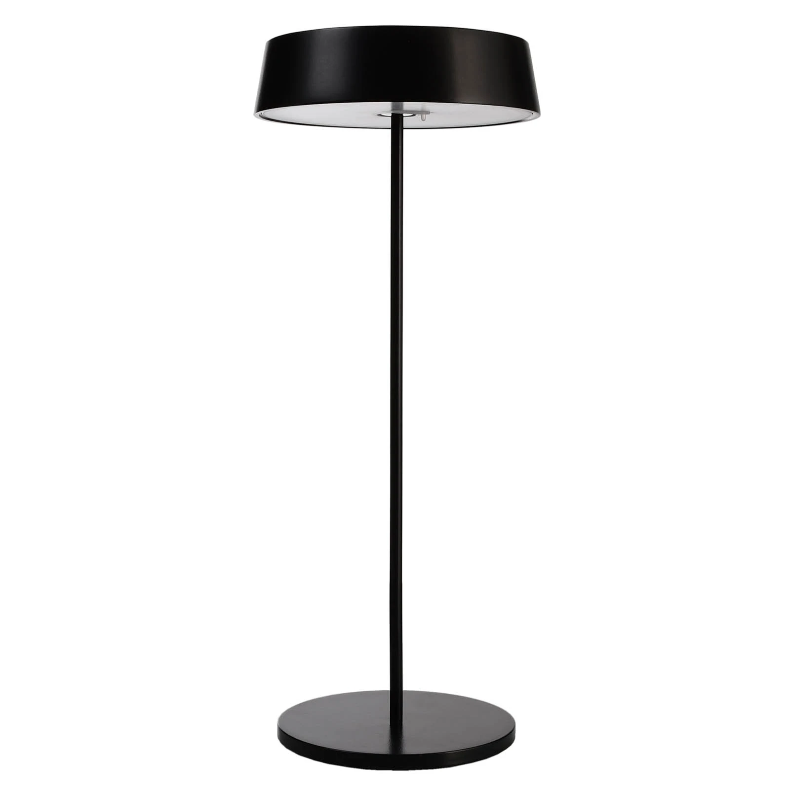 LED lámpa Miram akkuval, szabályozható, fekete