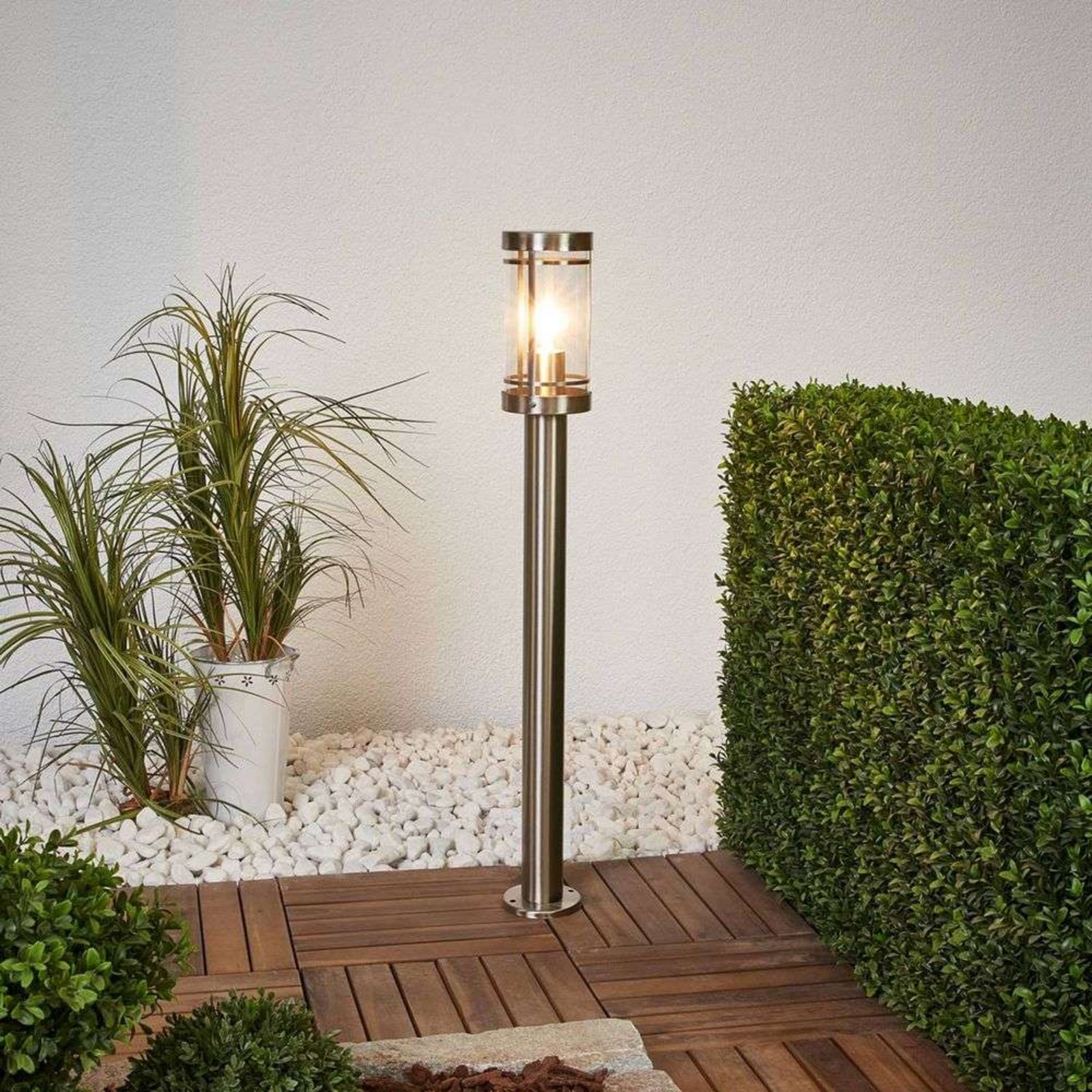 Djori Záhradná Lampa Stainless Steel - Lindby