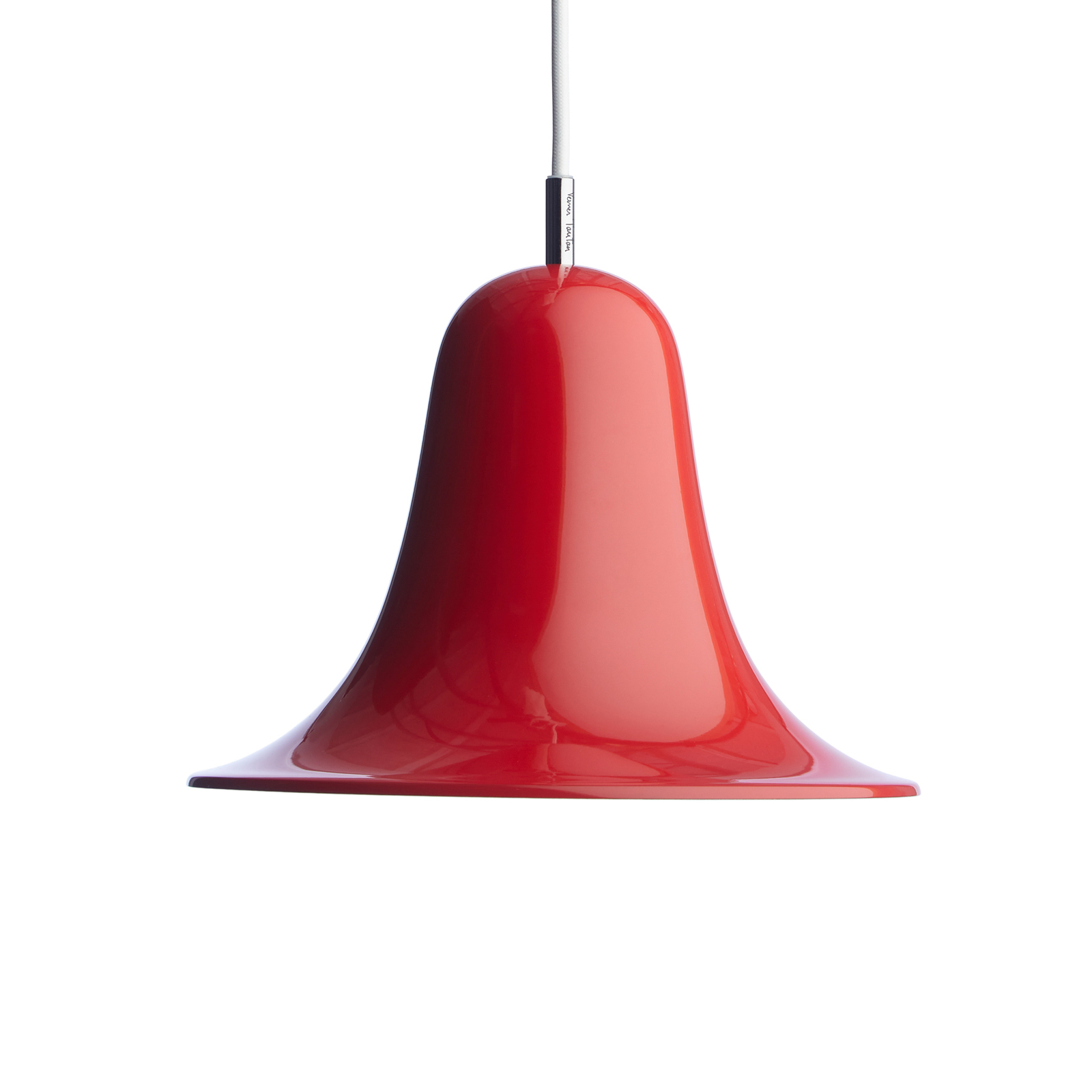 VERPAN Pantop hængelampe Ø 23 cm blank rød
