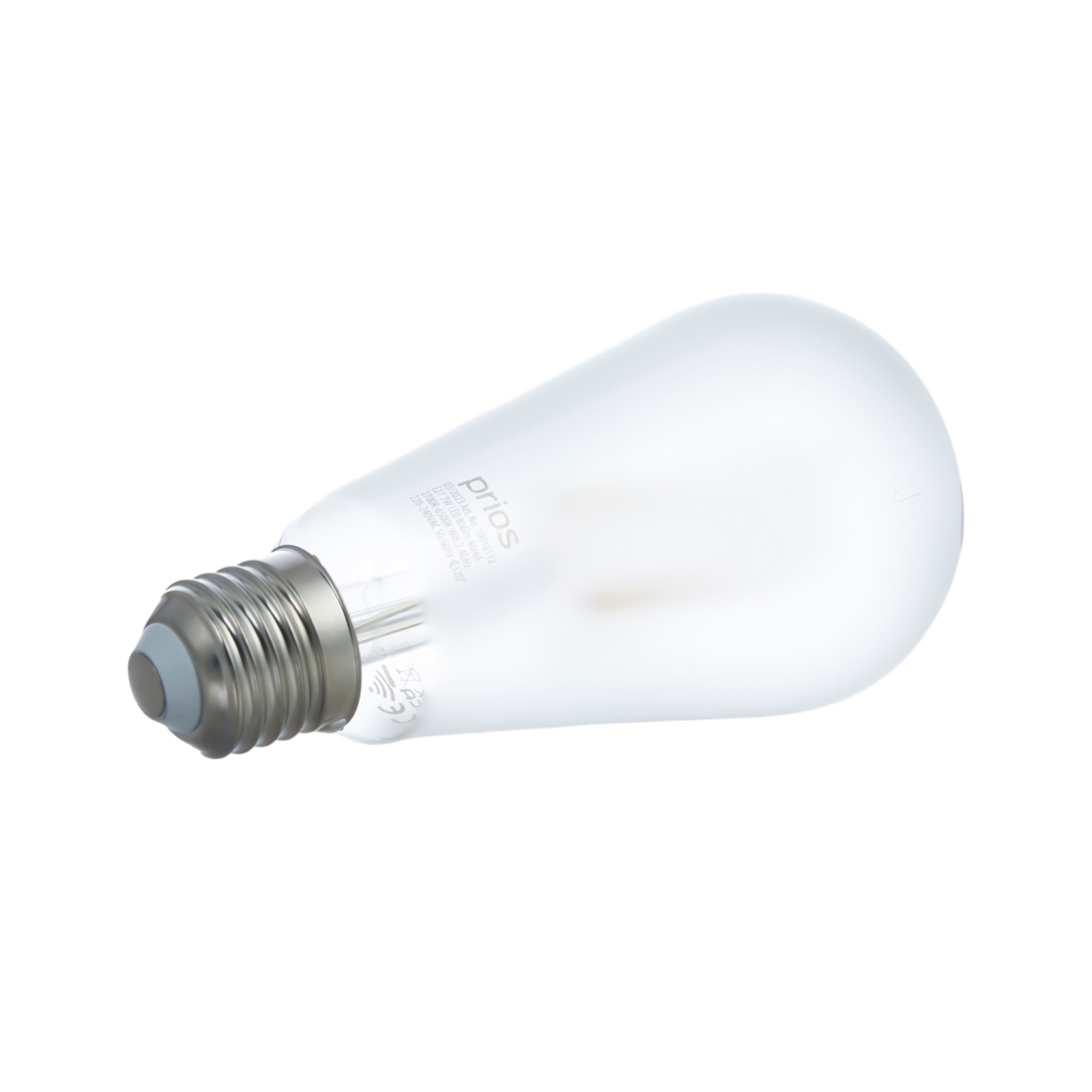 Smart LED-E27 ST64 7W WLAN matta tunable white