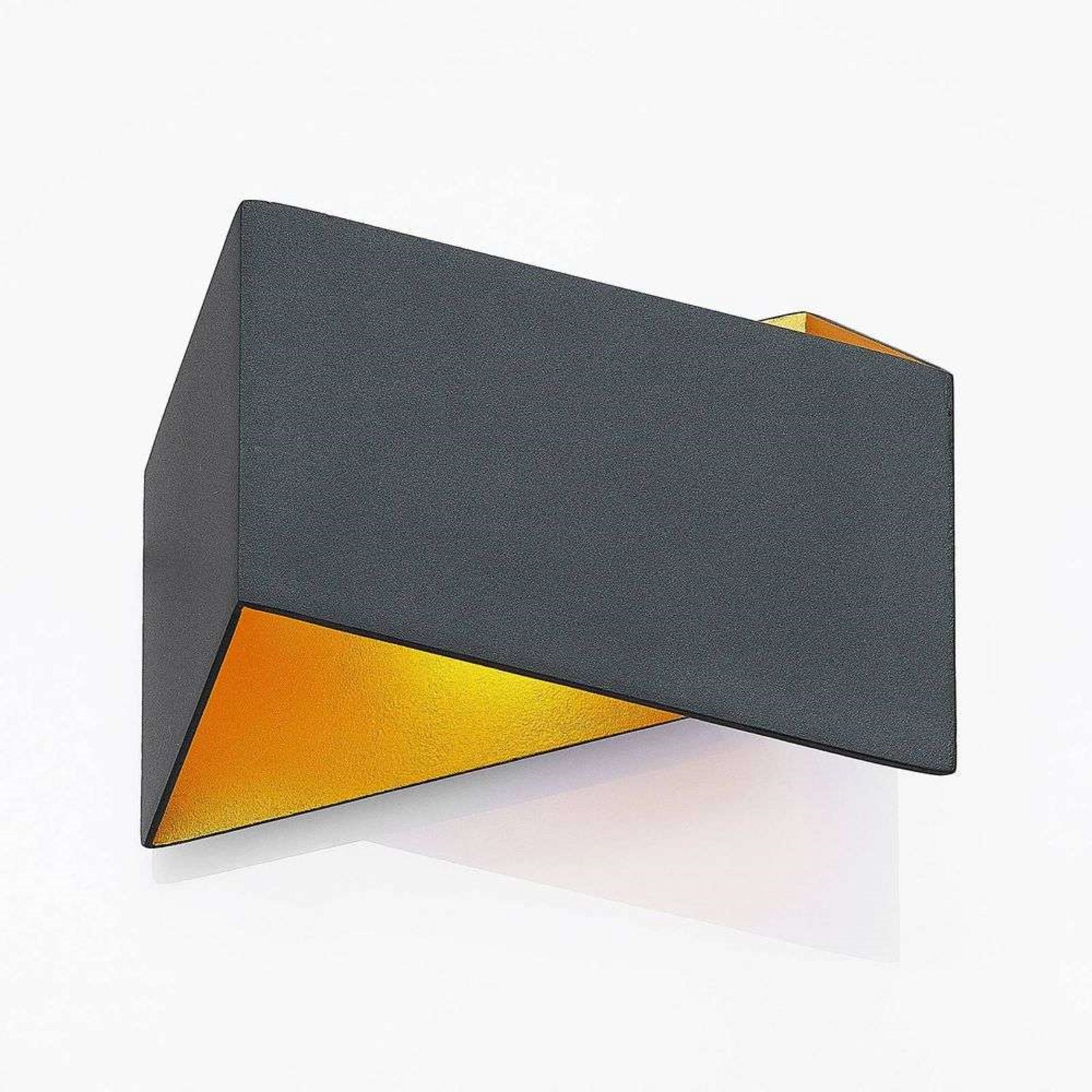 Assona Aplique de Pared Black/Gold - Arcchio