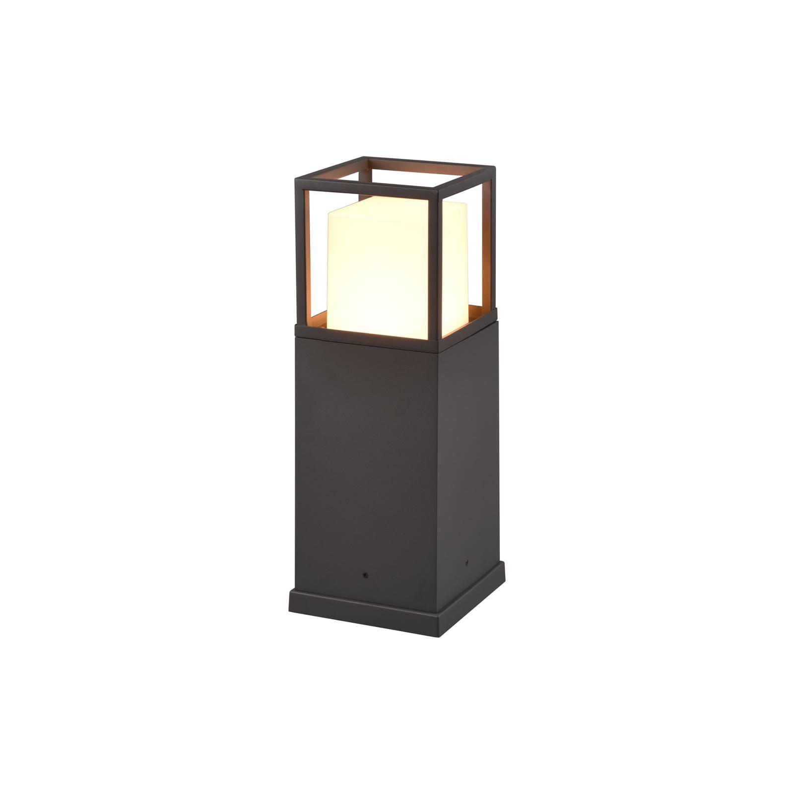 LED-Sockelleuchte Witham, 40 cm hoch, anthrazit, CCT, IP54