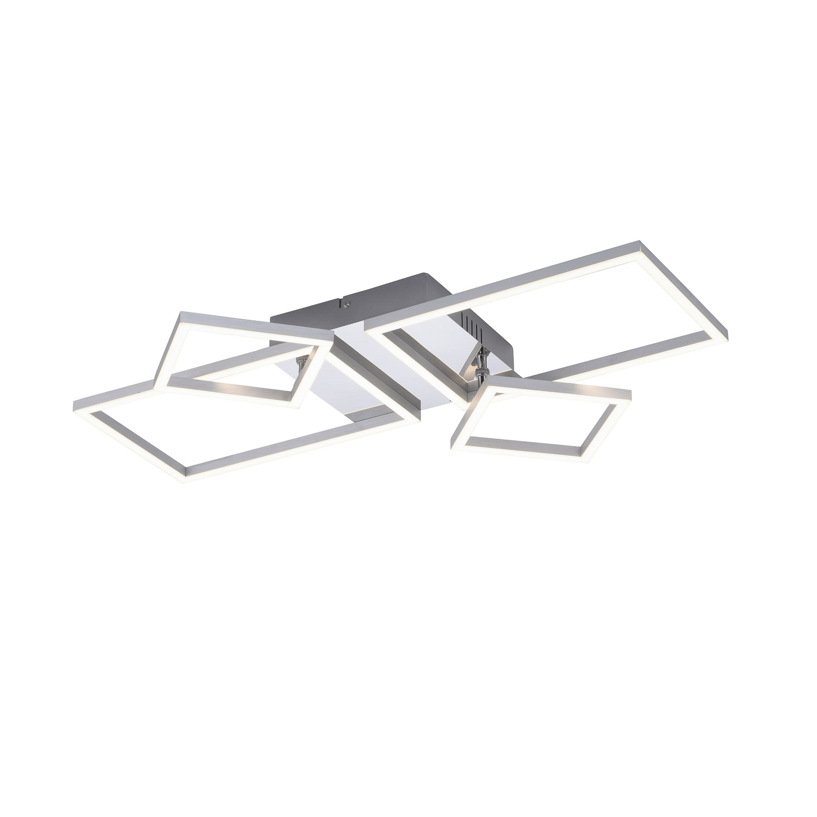 Plafoniera LED Iven, acciaio, 32,4x30cm
