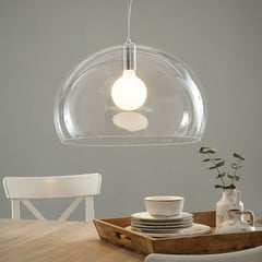 Kartell FL/Y závesné LED svietidlo, priehľadné