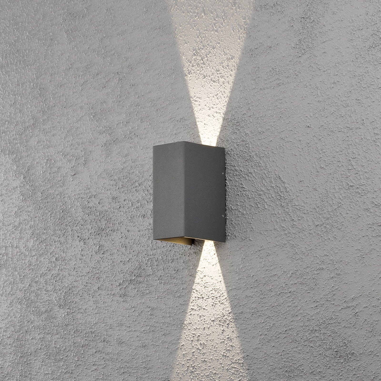 Vonkajšie LED svietidlo Cremona 8 cm antracit