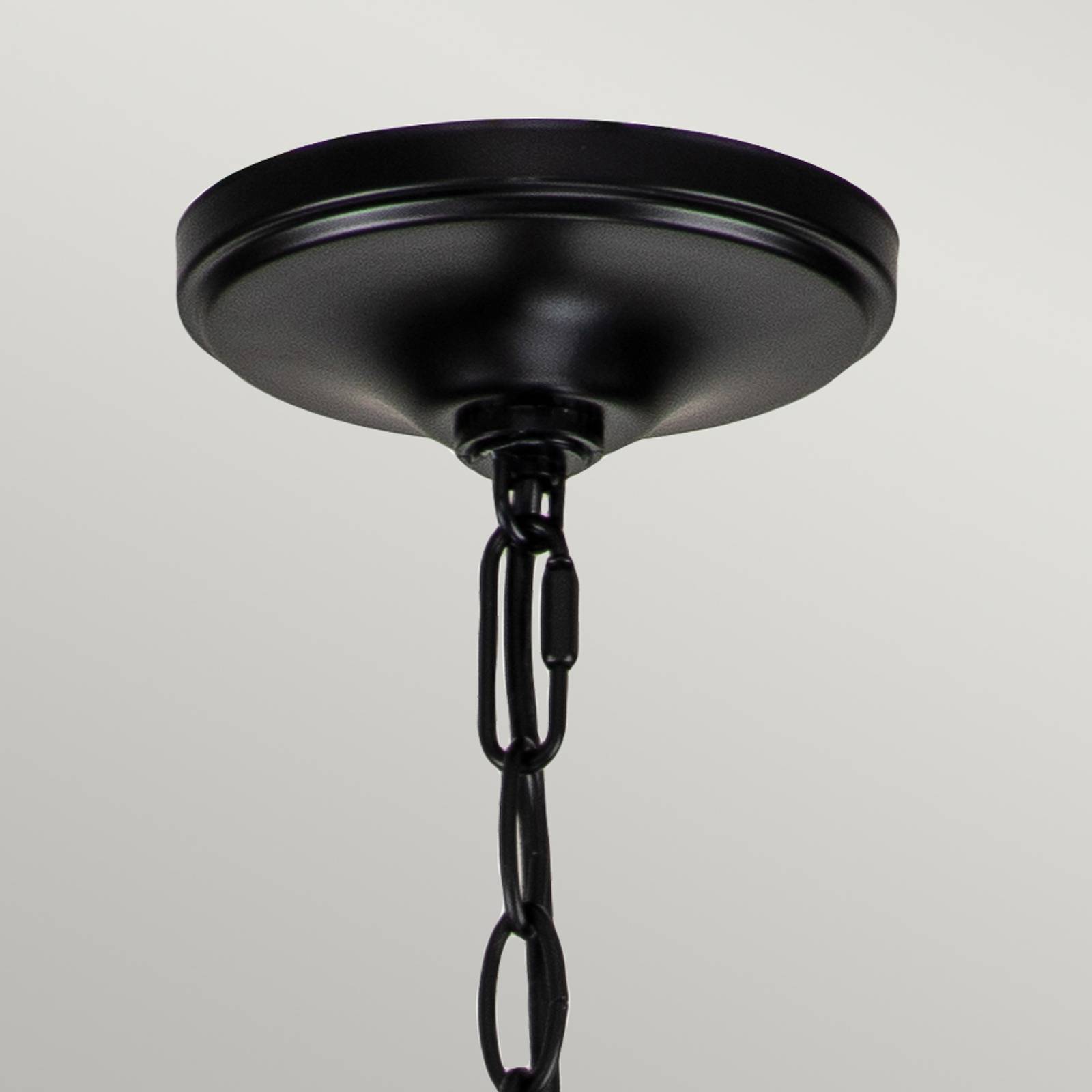 KICHLER Capitol Hill chandelier, 12-bulb, black