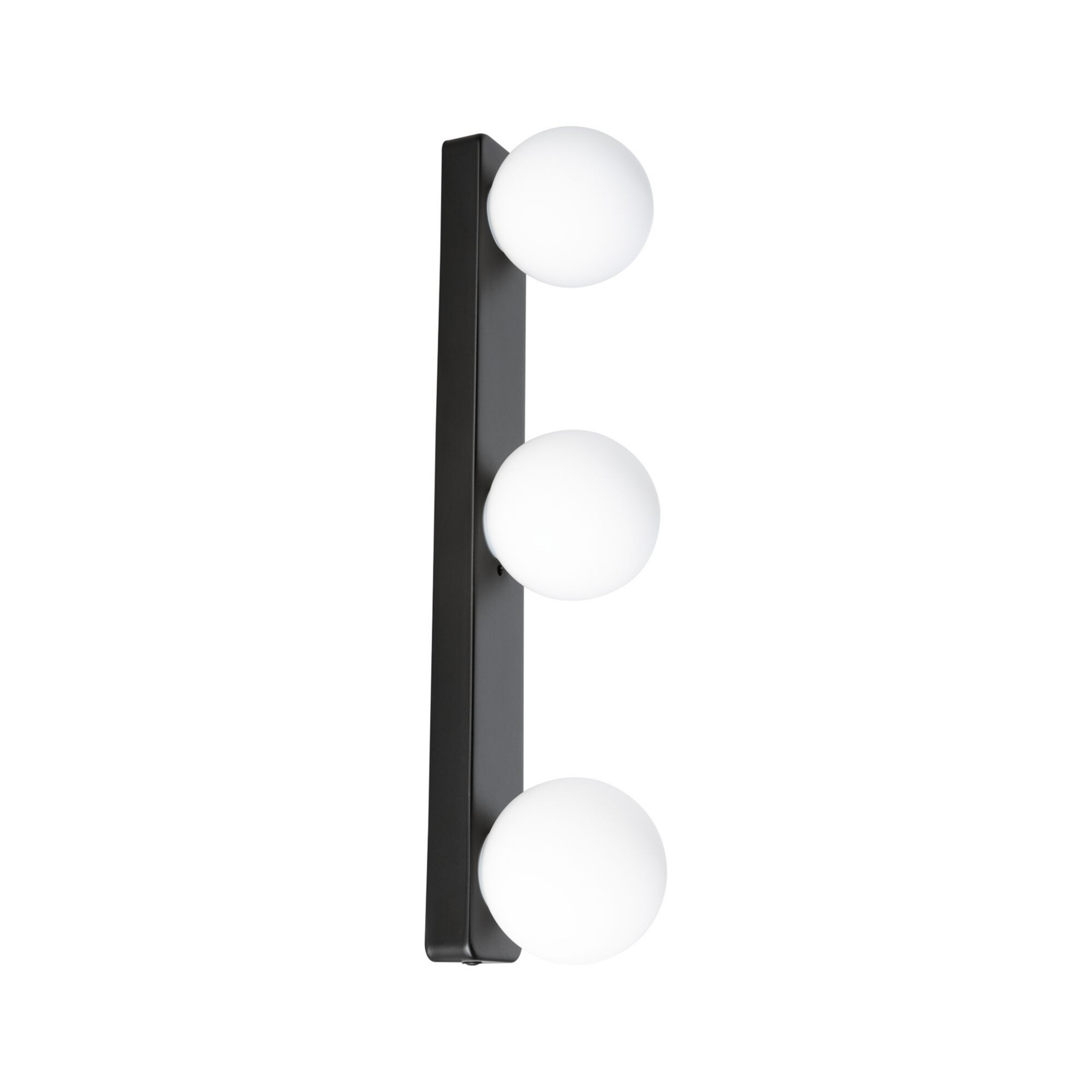 Gove Wandleuchte IP44 Dim. Matt Schwarz/Satin - Paulmann