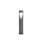 Teo LED path light, 60 cm high, black, metal, IP65