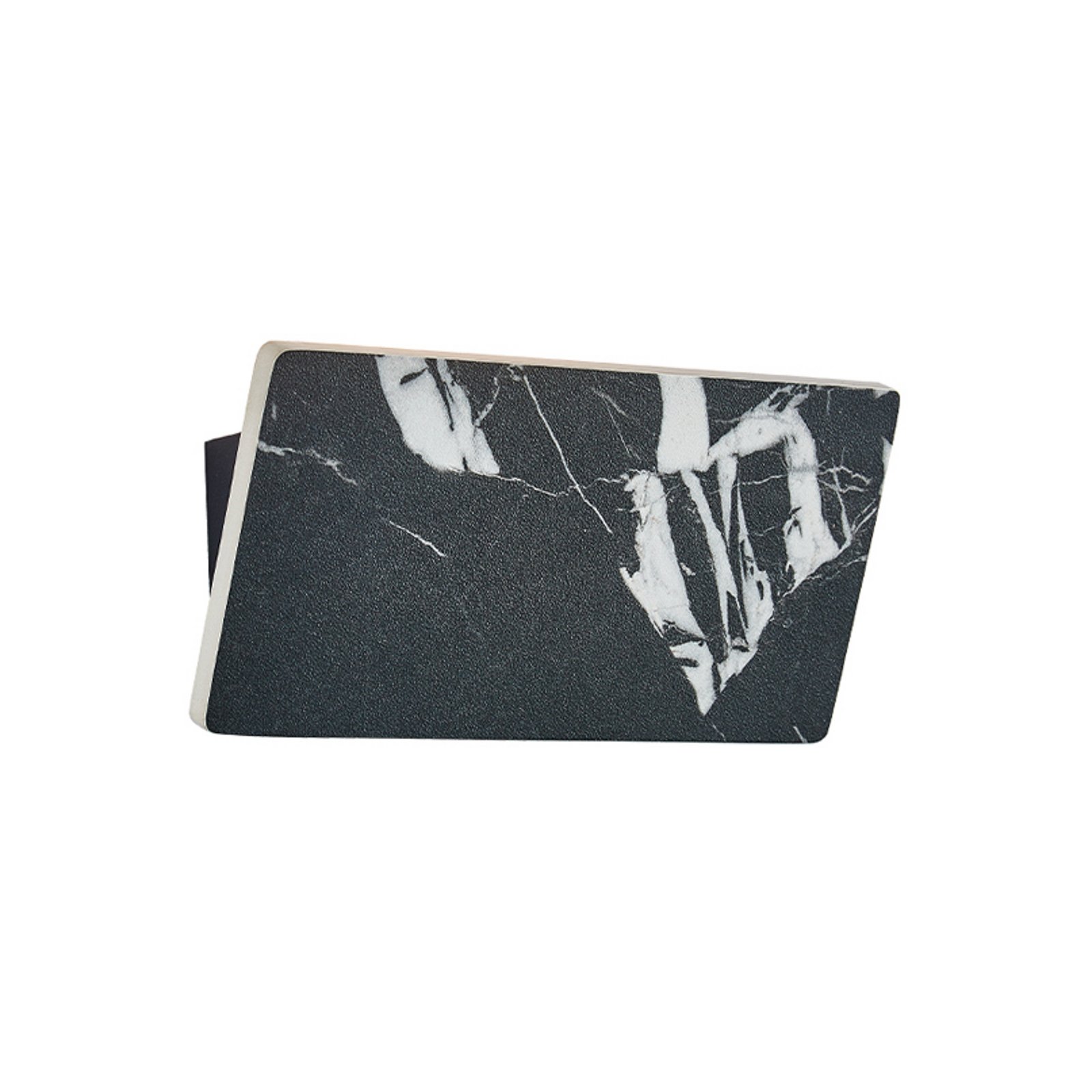 Applique murale LED Selena, largeur 20 cm, noir, pierre artificielle