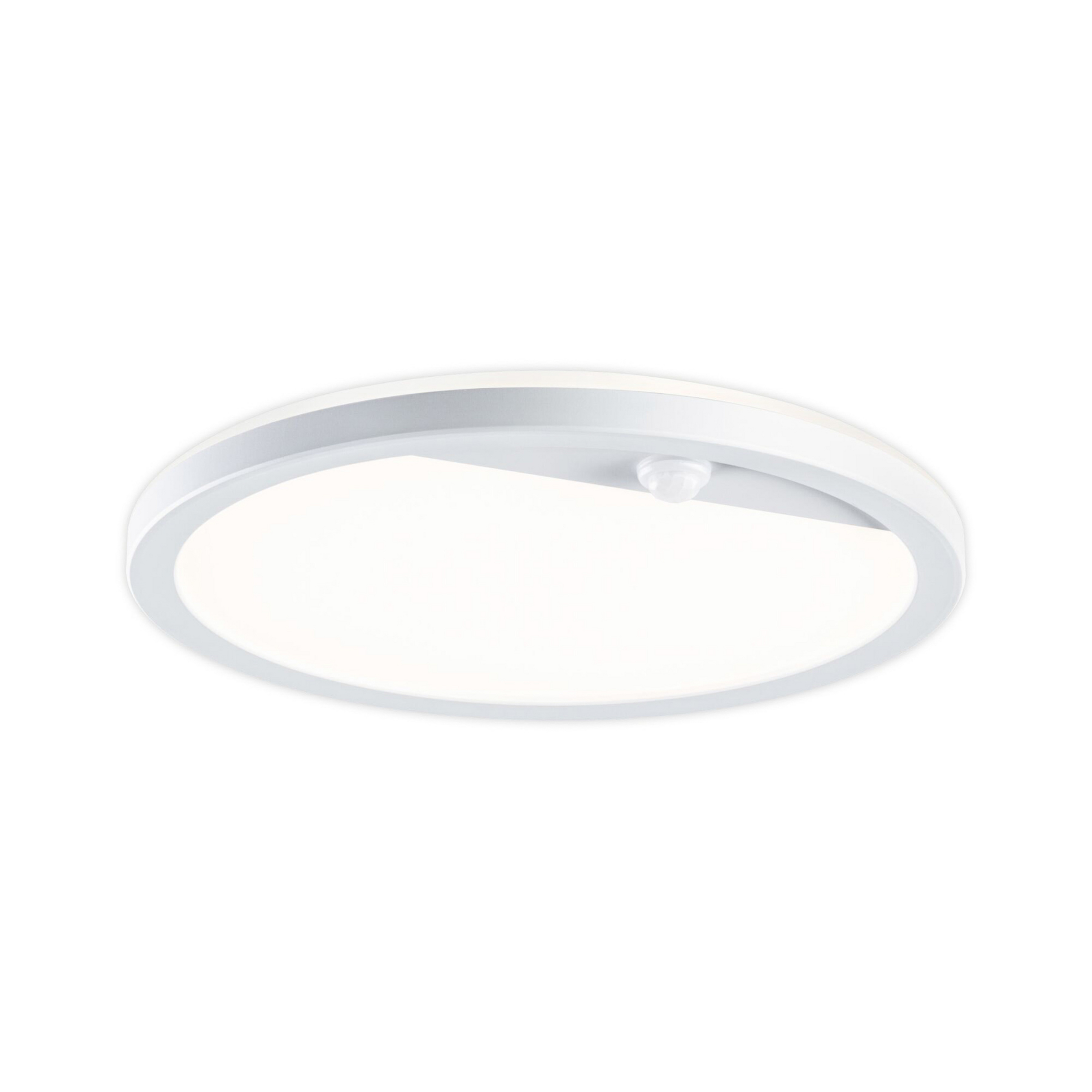 Lamina Applique Murale/Plafonnier d'Extérieuavec Sensor Round SWR Blanc - Paulma