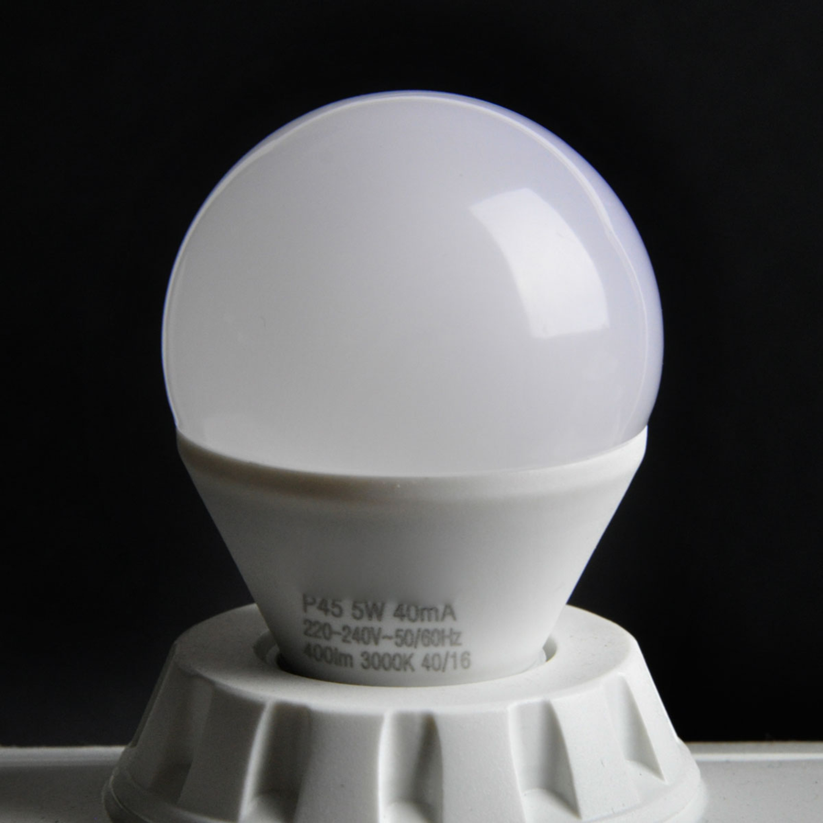 Lampadina LED goccia E14 5W, bianco caldo, easydim