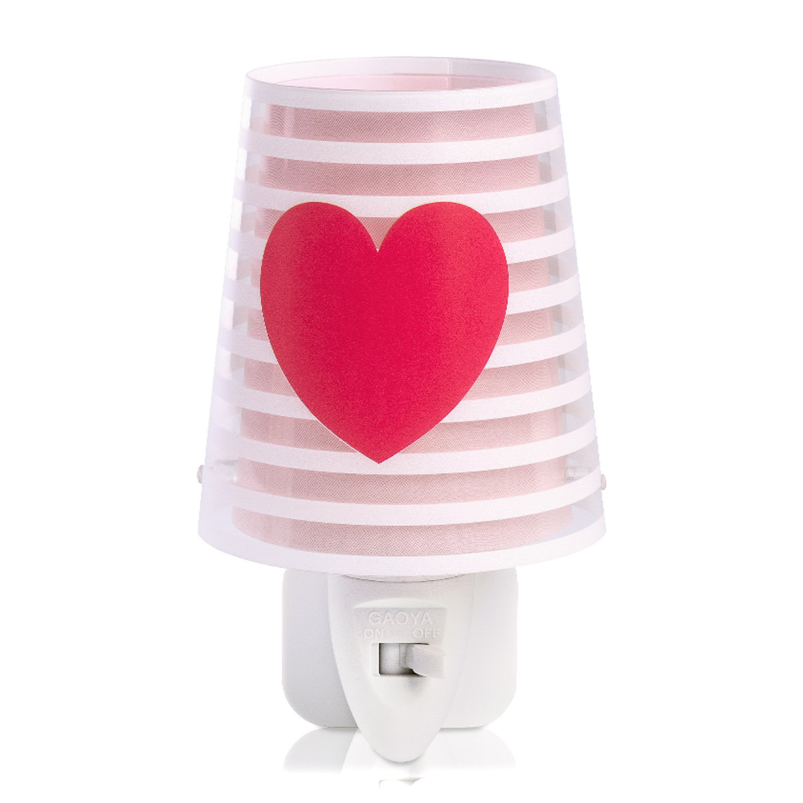 LED-nattlampe for barnerom Light Feeling, rosa