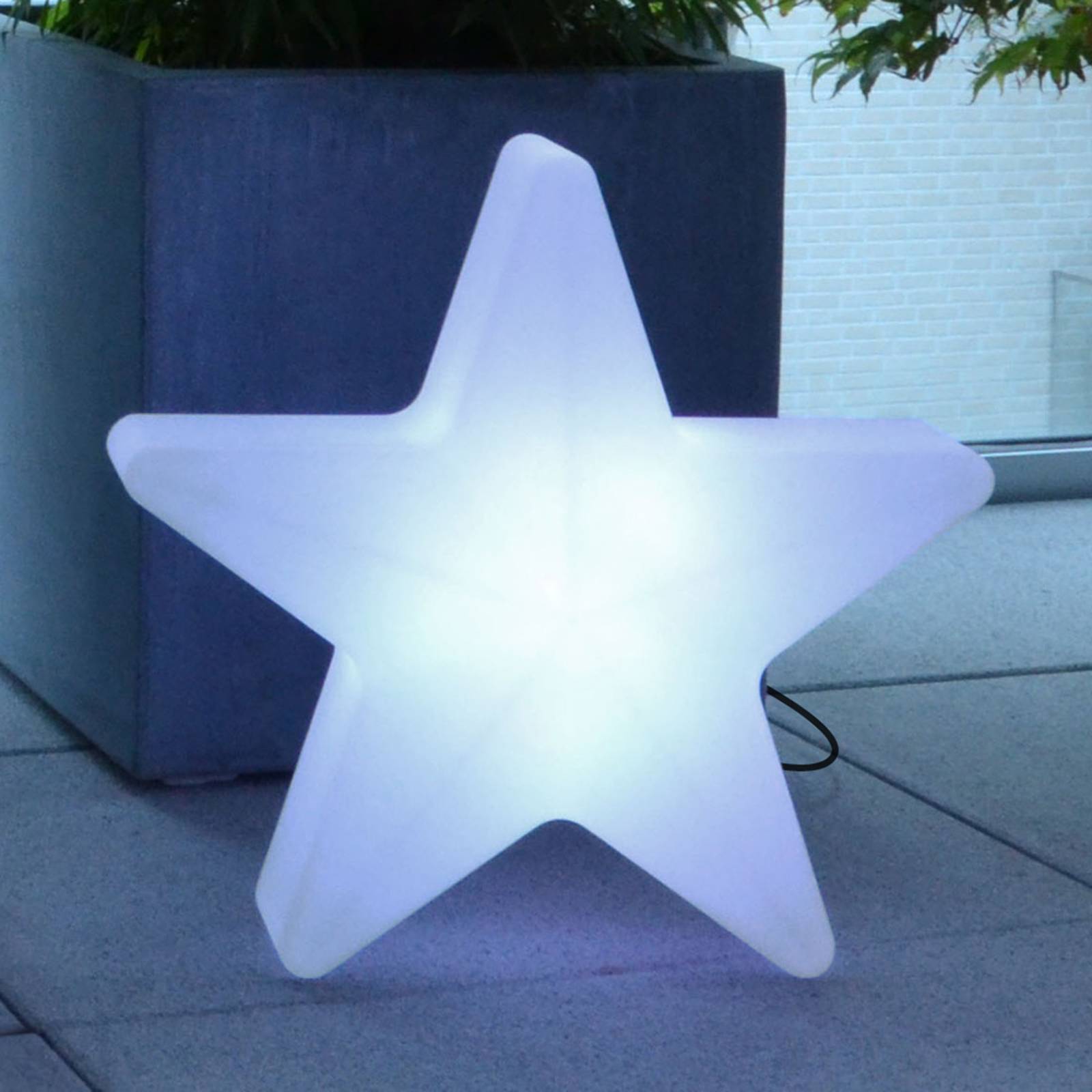 Étoile décorative LED Star, par câble, 40x40 cm