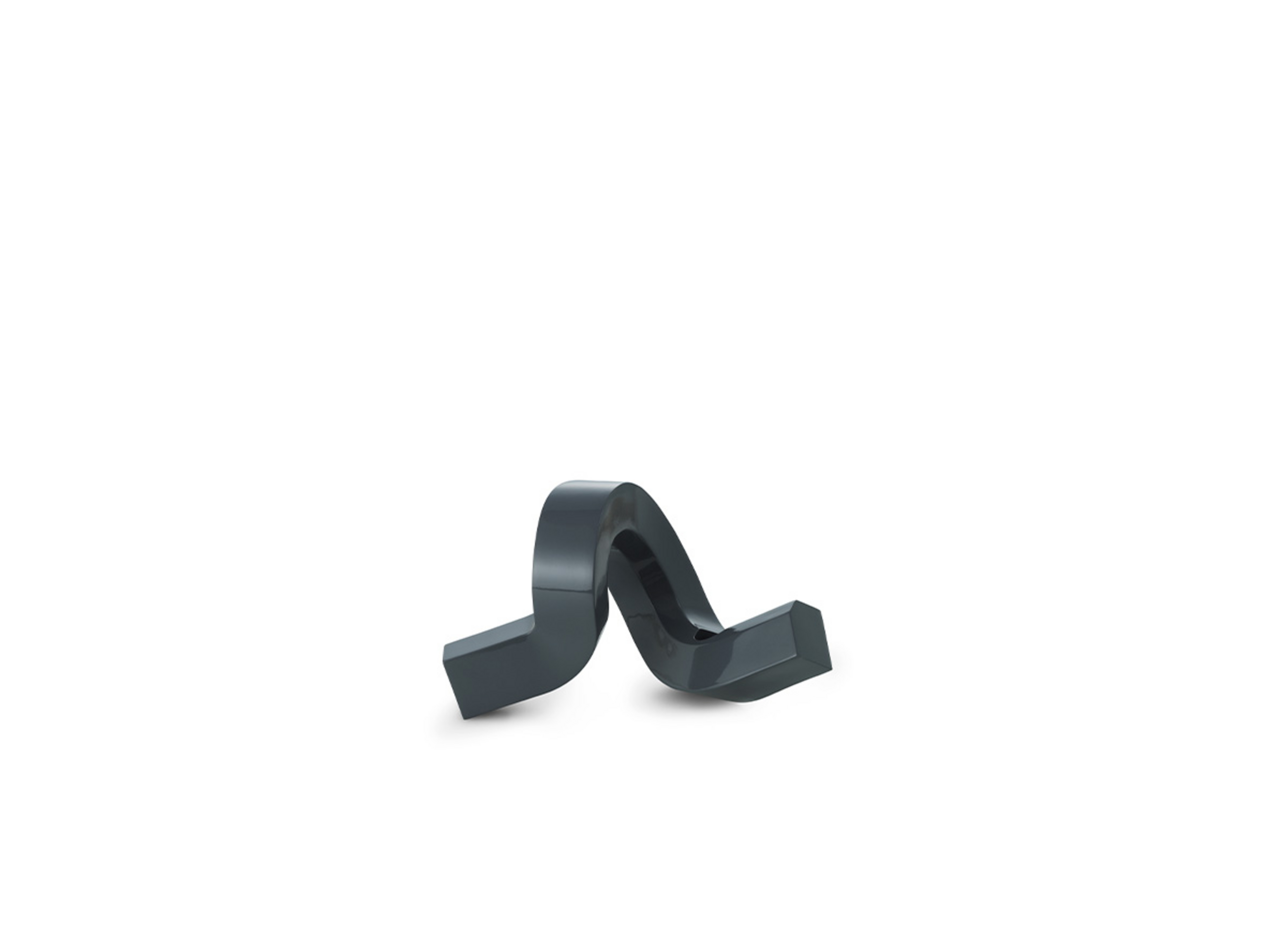 Crooked Kerzenhalter One Grau - Normann Copenhagen