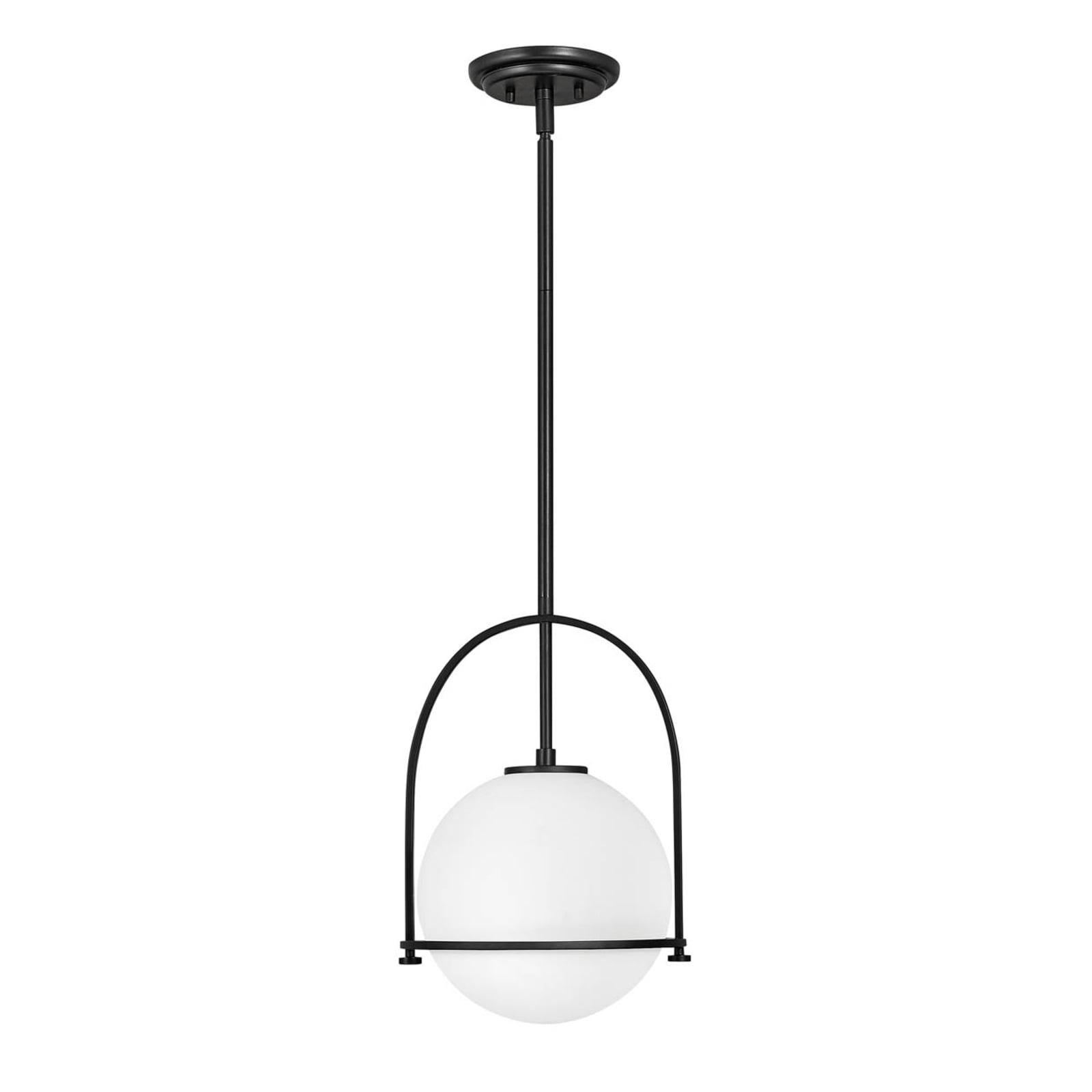 Somerset hængelampe, sort, 29 cm, 1 lyskilde – Quintiesse
