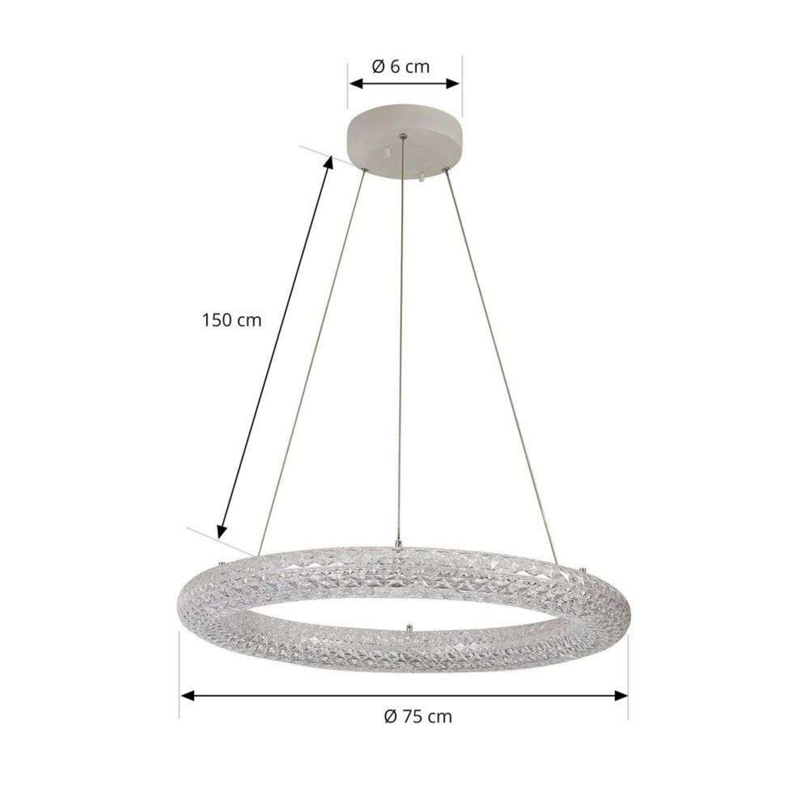 Tumata LED Smart Lustră Pendul w/Remote Clar - Lucande