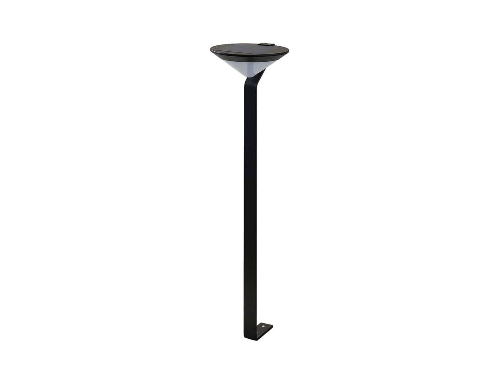 Clamor LED Solcelle Trädgårdslampa w/Sensor Black - Lindby